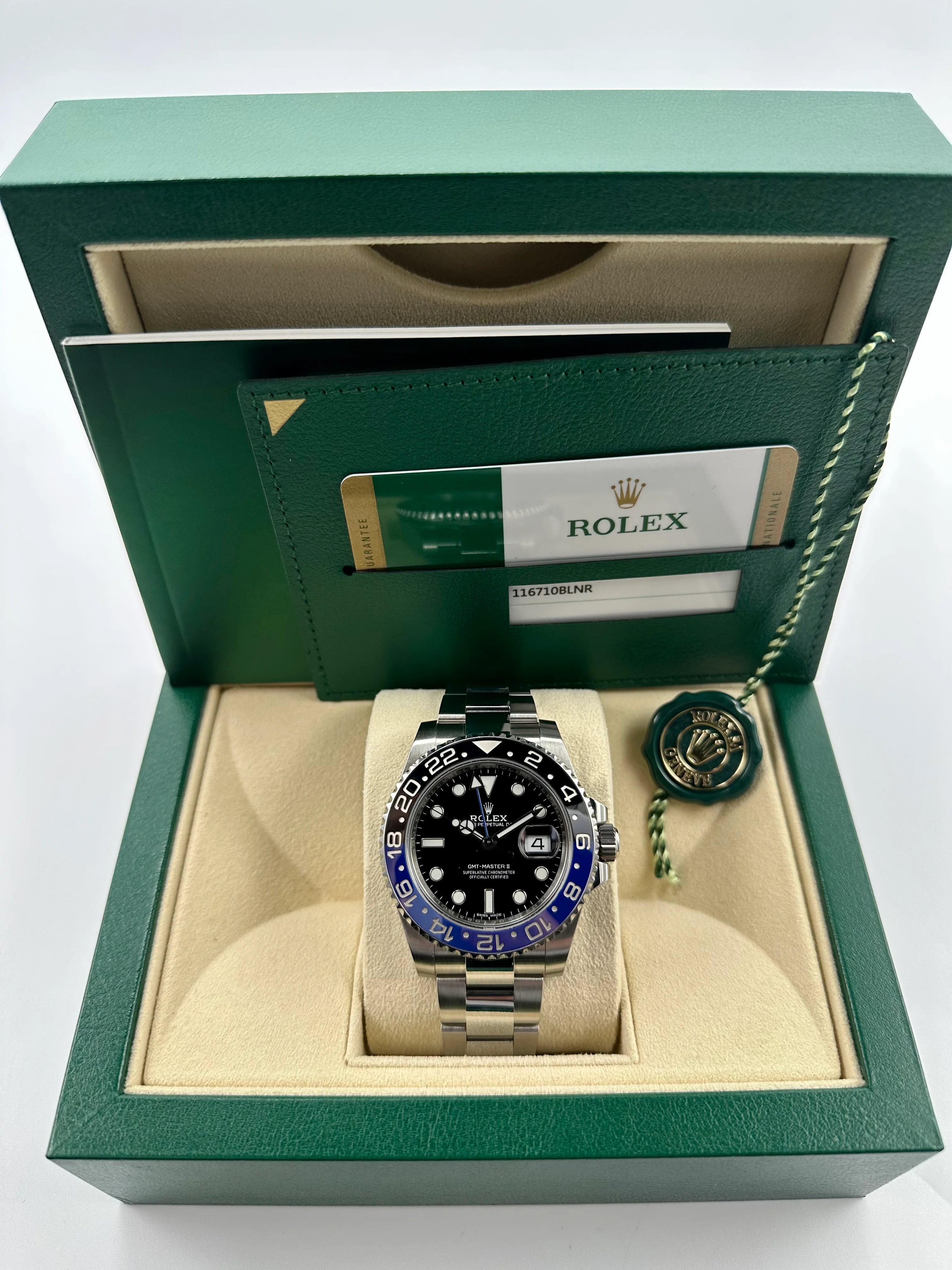 2018 Rolex GMT-Master II "Batman" 40mm 116710BLNR Oyster - Image 11