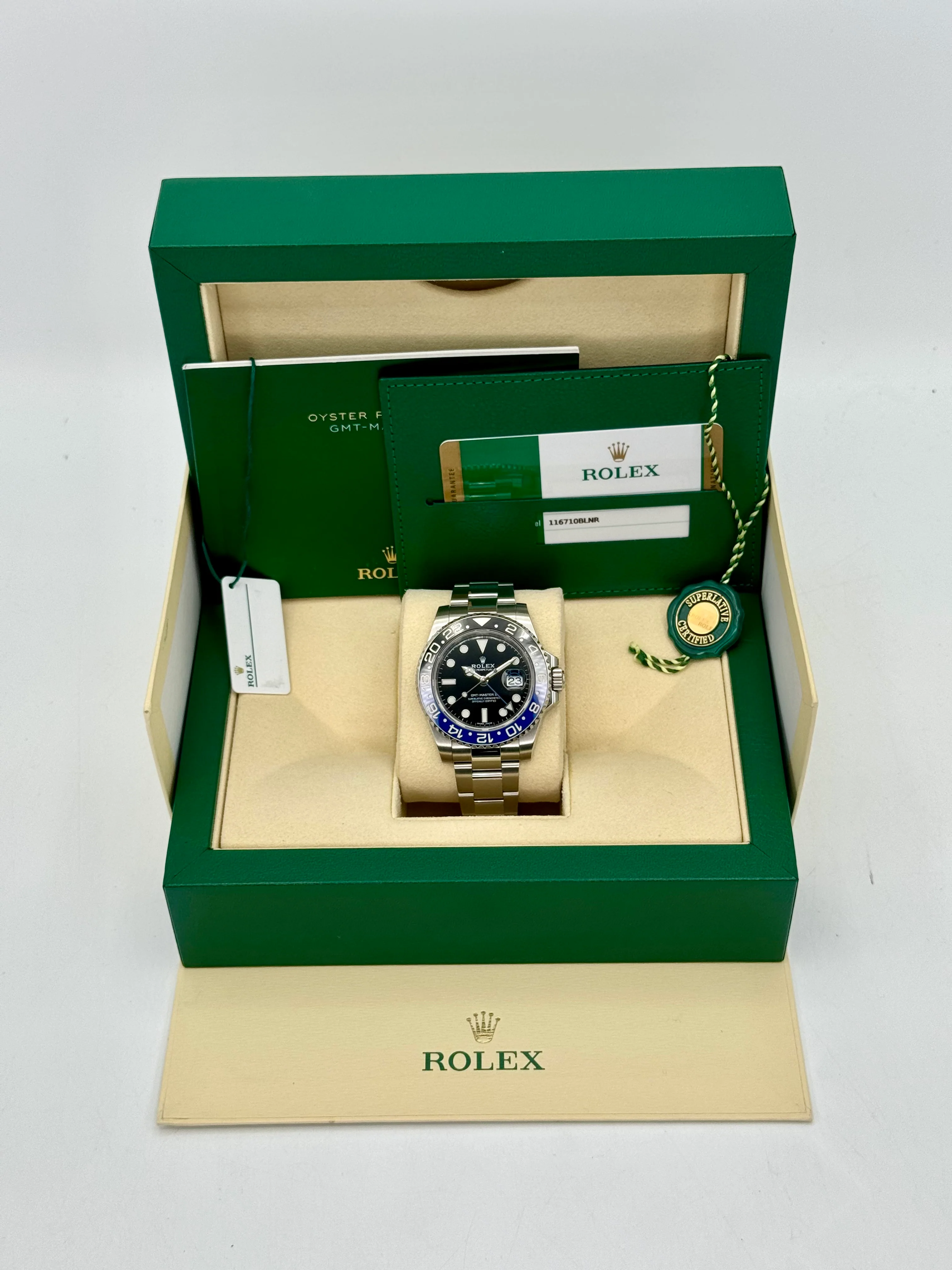 2018 Rolex GMT-Master II "Batman" 40mm 116710BLNR Oyster - Image 11