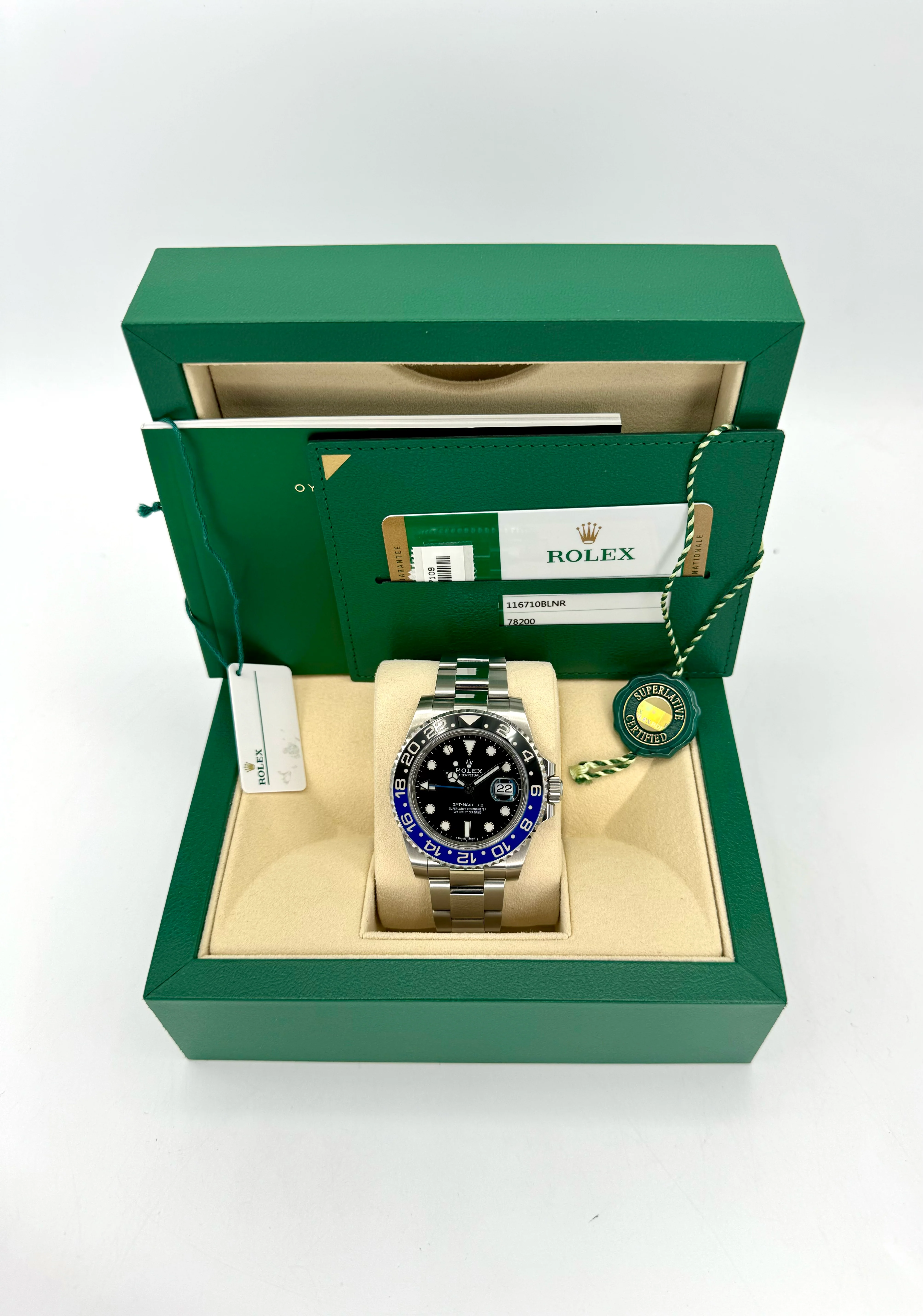 2018 Rolex GMT-Master II "Batman" 40mm 116710BLNR Oyster - Image 11