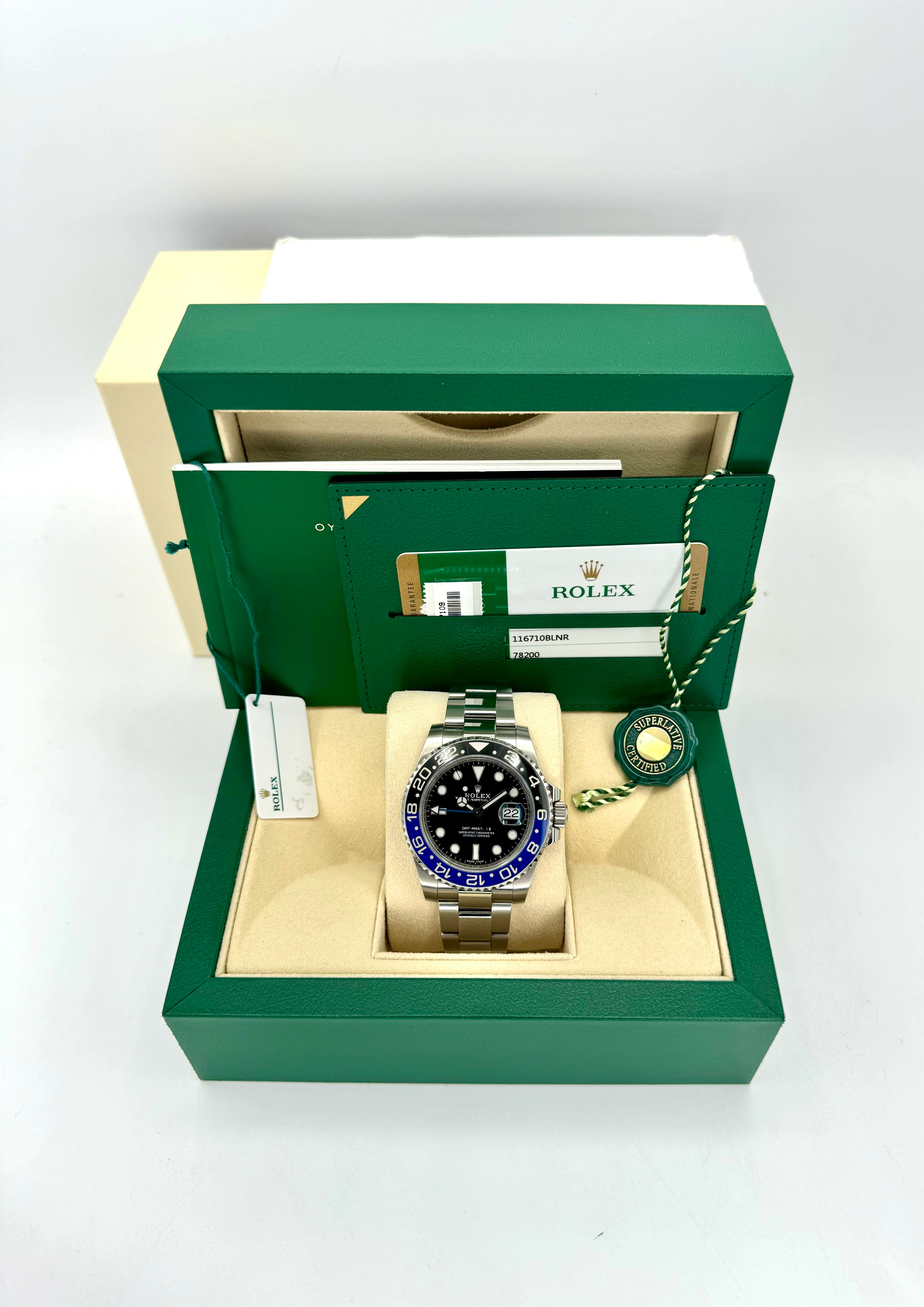 2018 Rolex GMT-Master II "Batman" 40mm 116710BLNR Oyster - Image 12