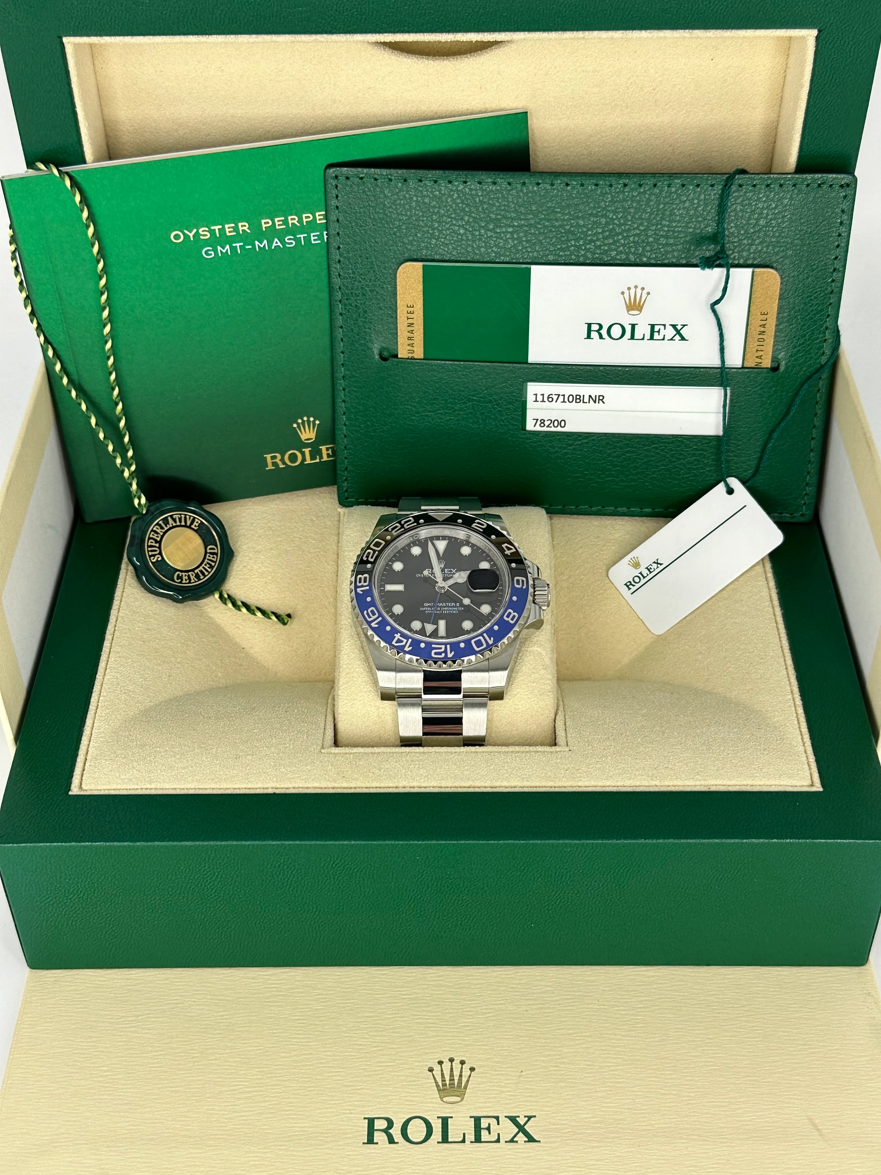 2018 Rolex GMT-Master II "Batman" 40mm 116710BLNR Oyster - Image 11