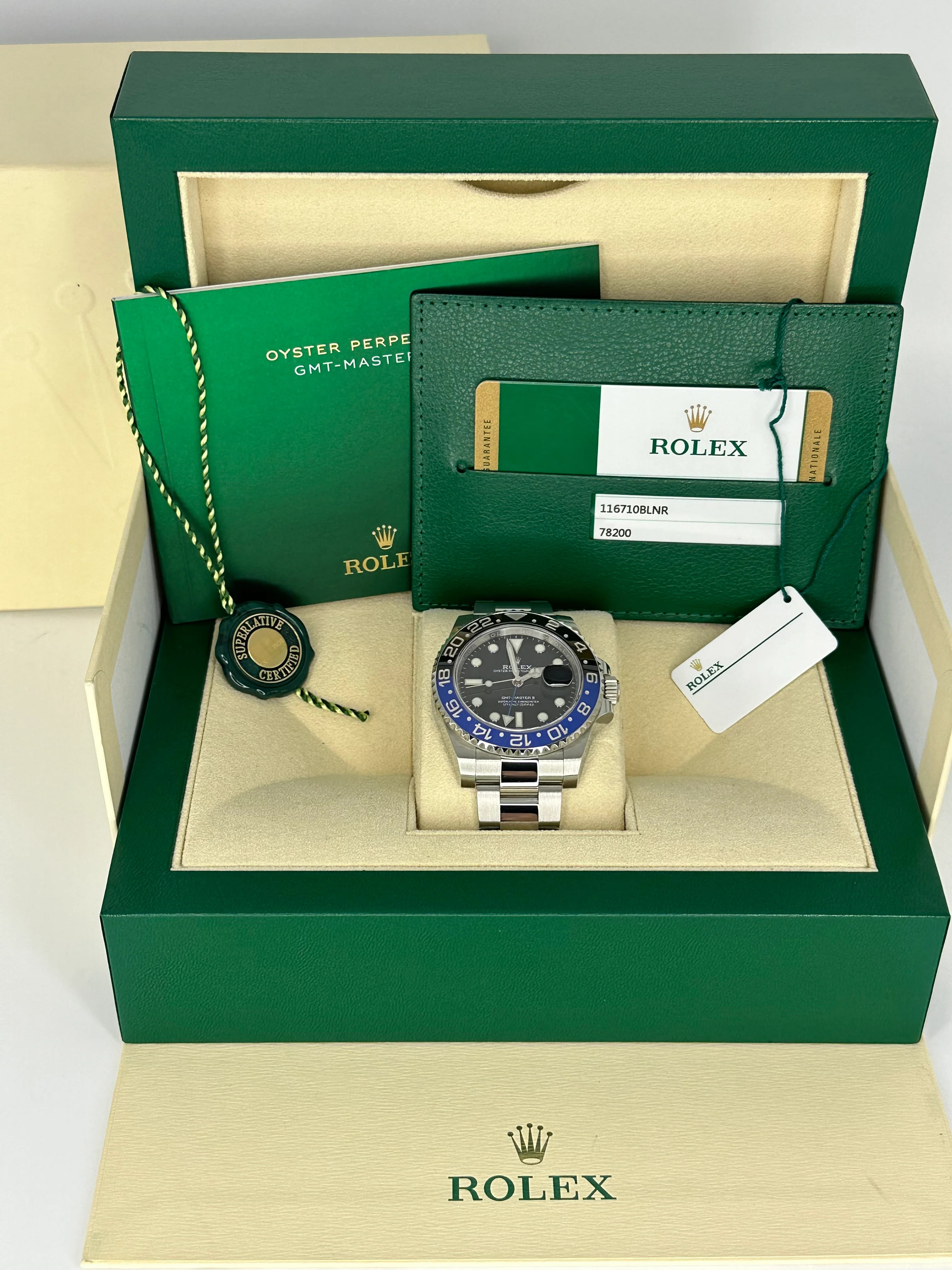 2018 Rolex GMT-Master II "Batman" 40mm 116710BLNR Oyster - Image 12