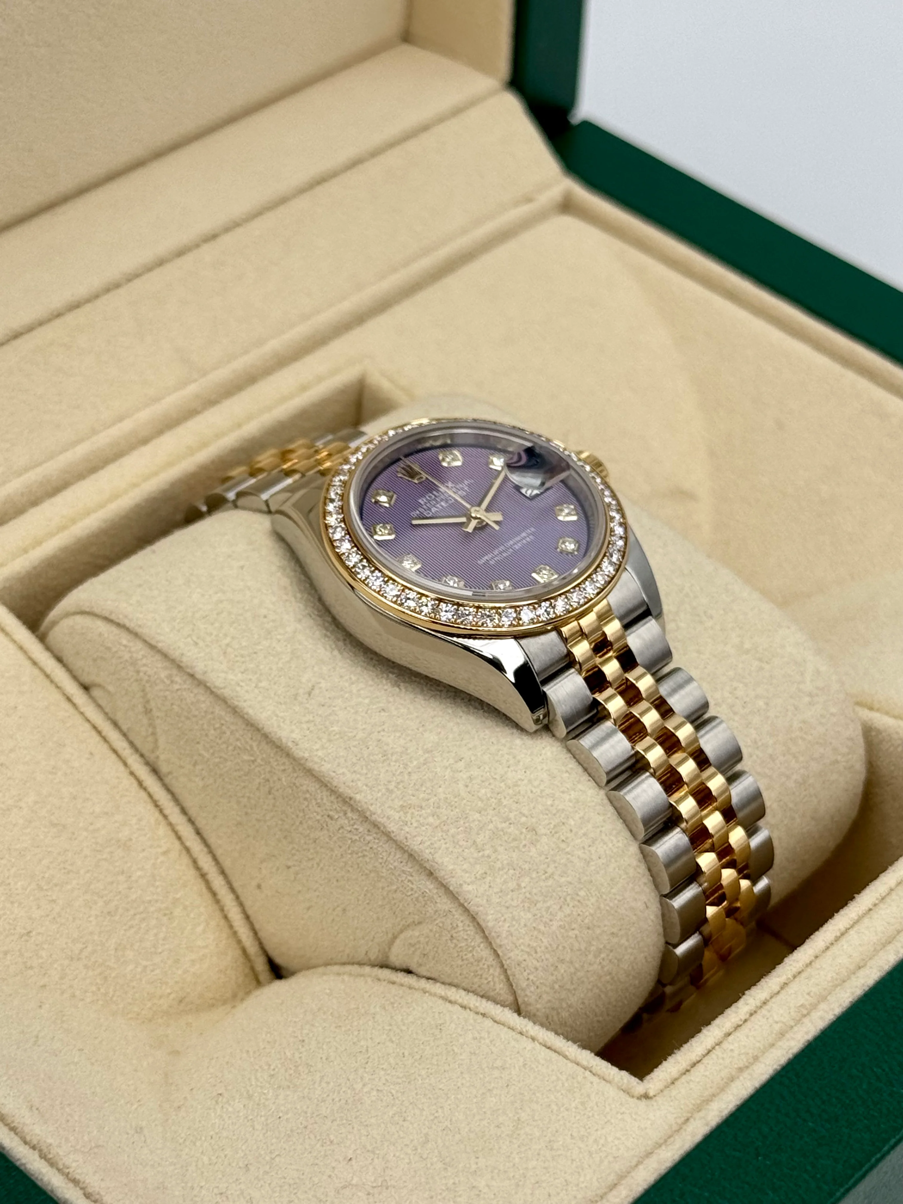 2018 Lady-Datejust 28mm 279383RBR Lavender Stripe Motif Diamond Dial - Image 6
