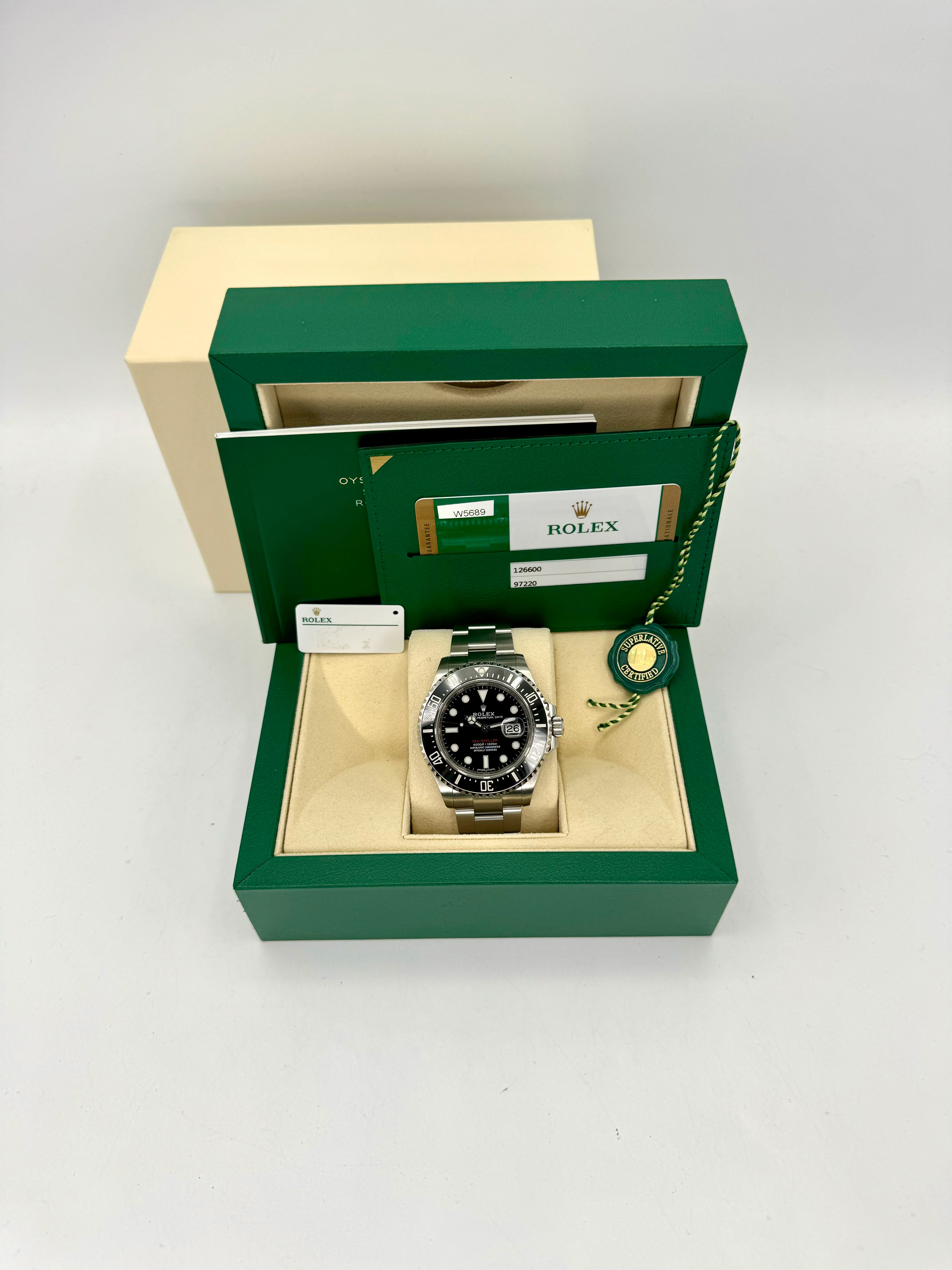 2018 Rolex Sea-Dweller 43mm 126600 Black MK 1 Dial - Image 12