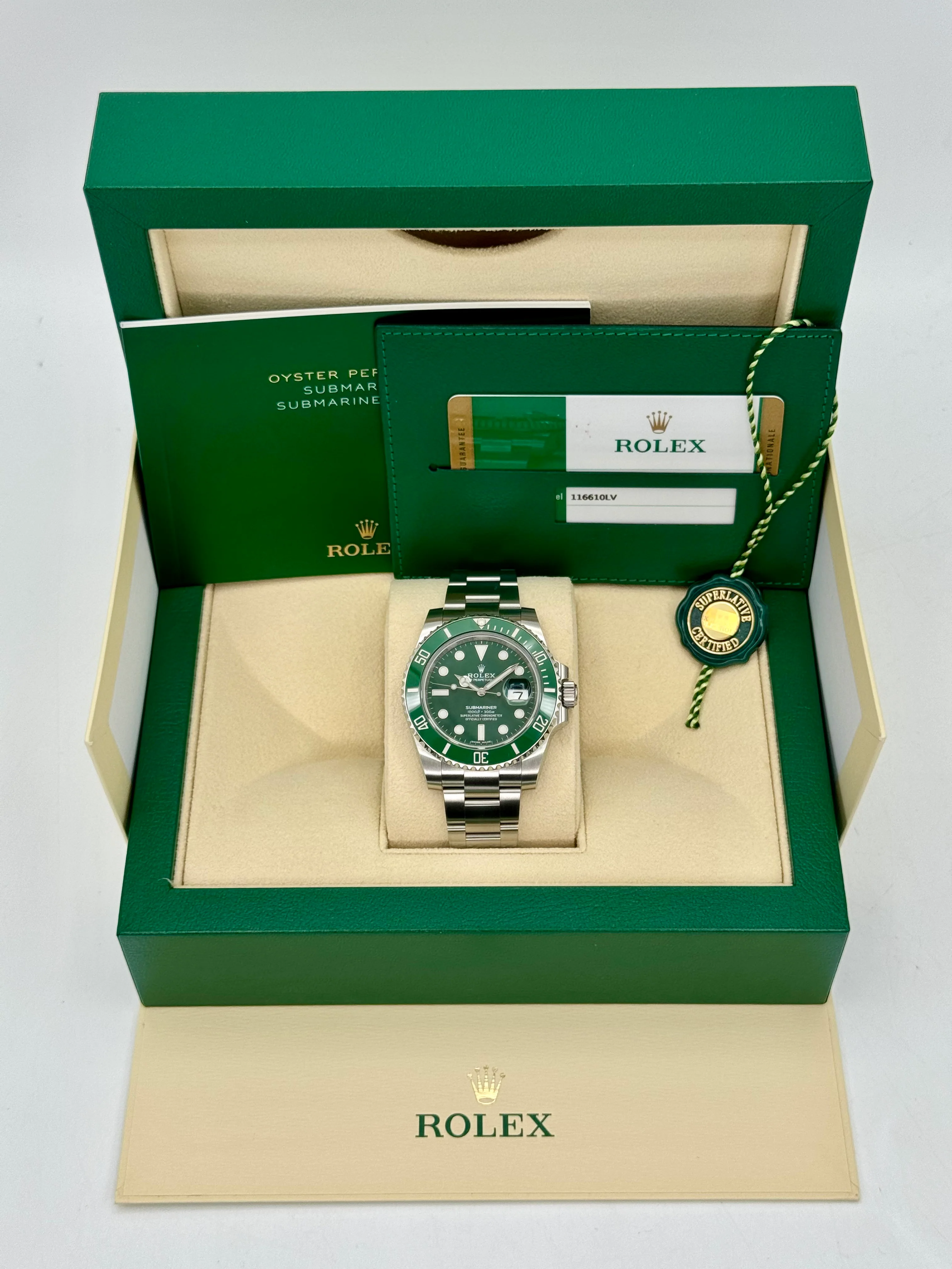 2018 Rolex Submariner “Hulk” 40mm 116610LV Green Dial - Image 11