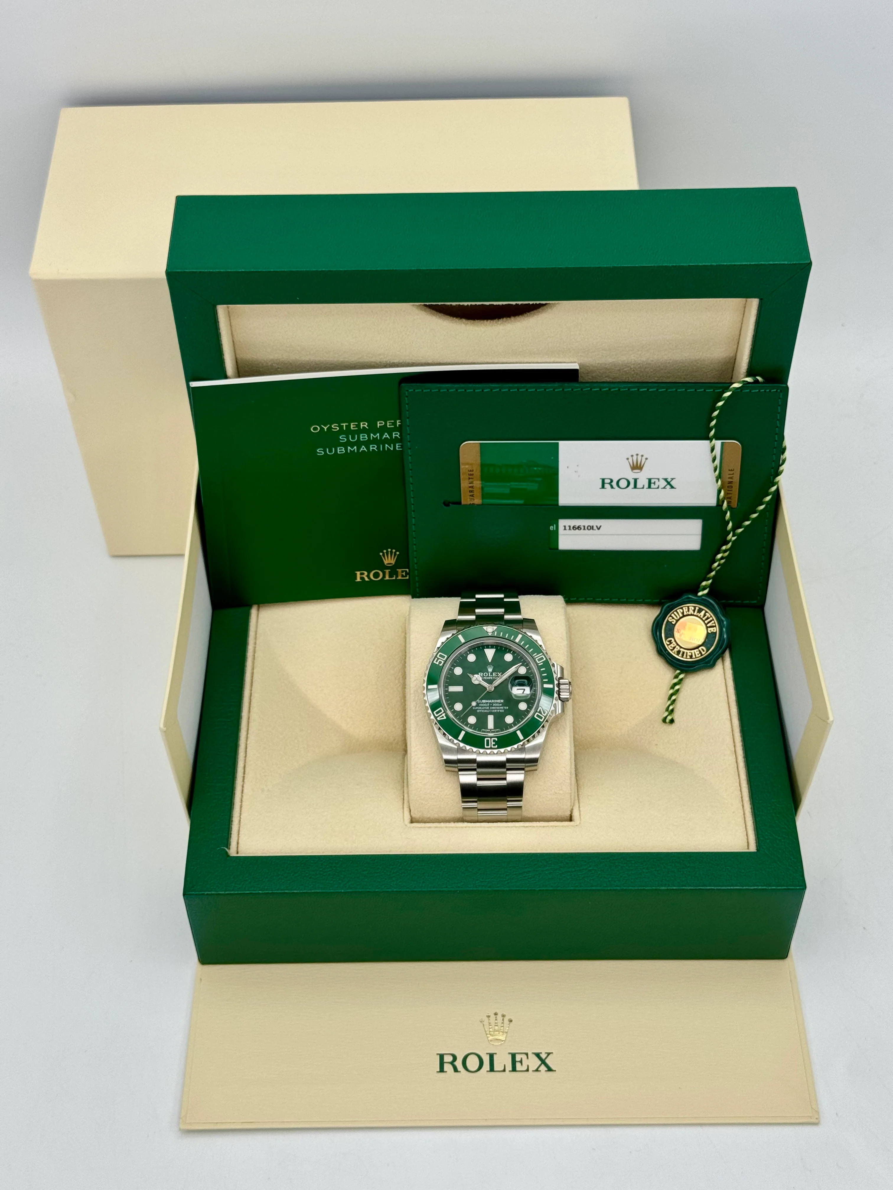 2018 Rolex Submariner “Hulk” 40mm 116610LV Green Dial - Image 12