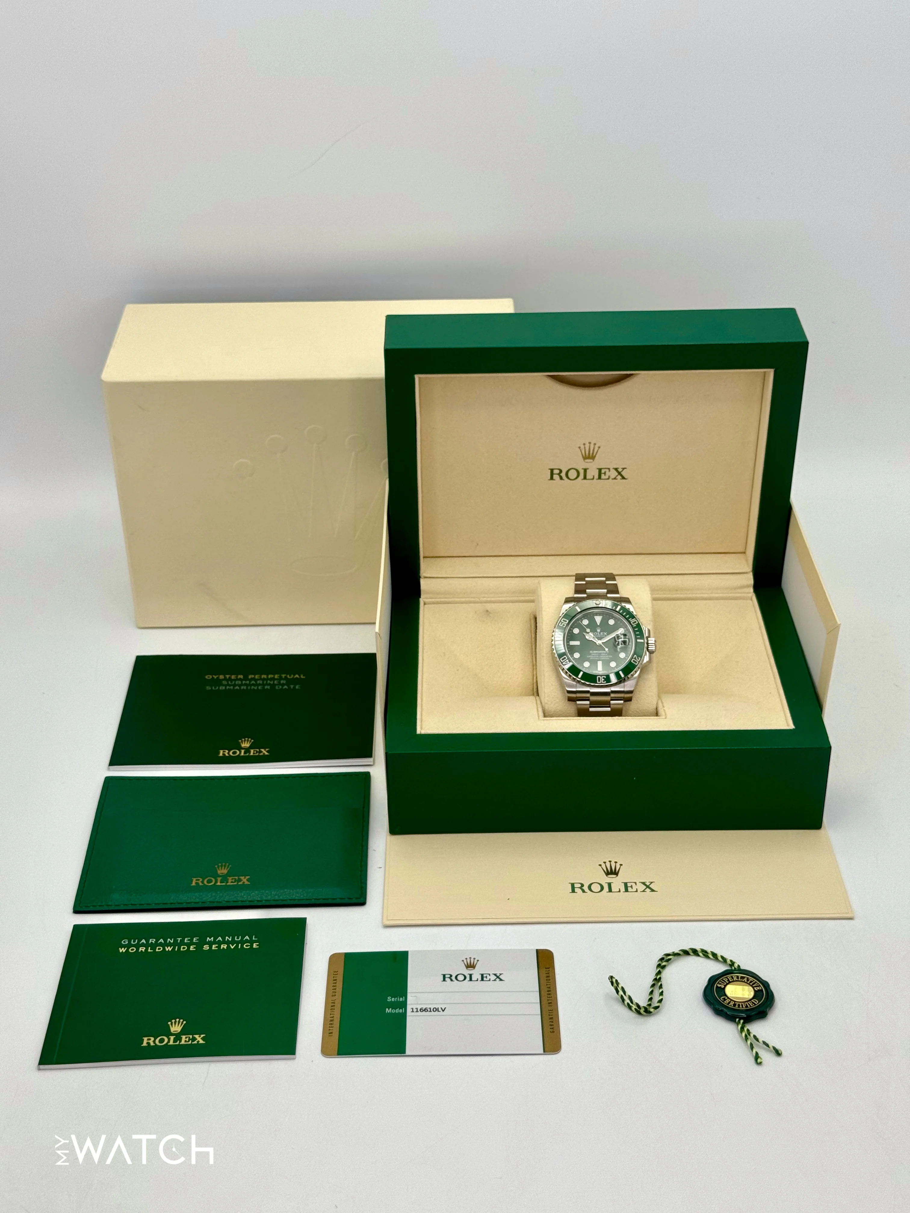 2018 Rolex Submariner “Hulk” 40mm 116610LV Green Dial - Image 10