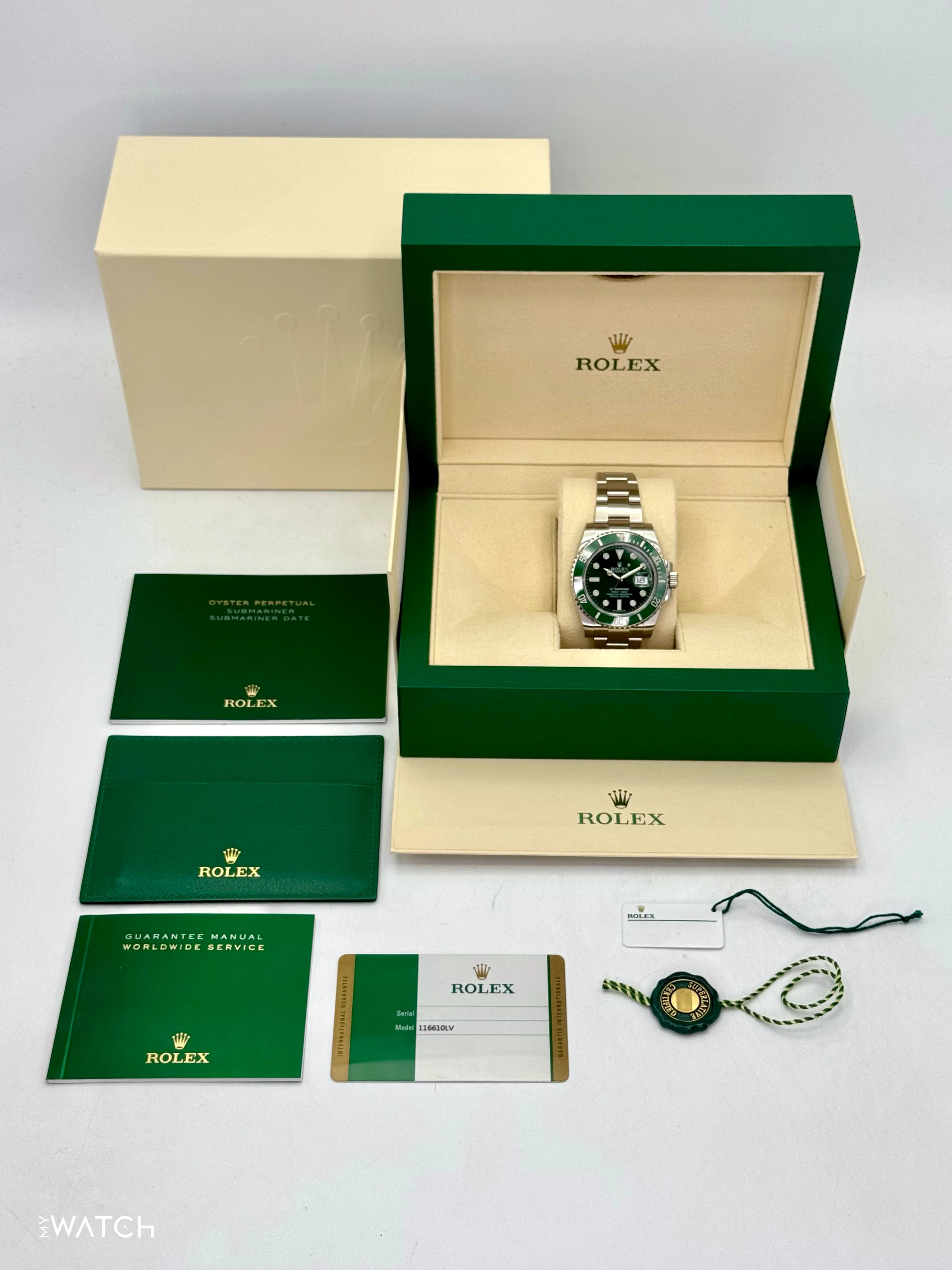 2018 Rolex Submariner “Hulk” 40mm 116610LV Green Dial - Image 10