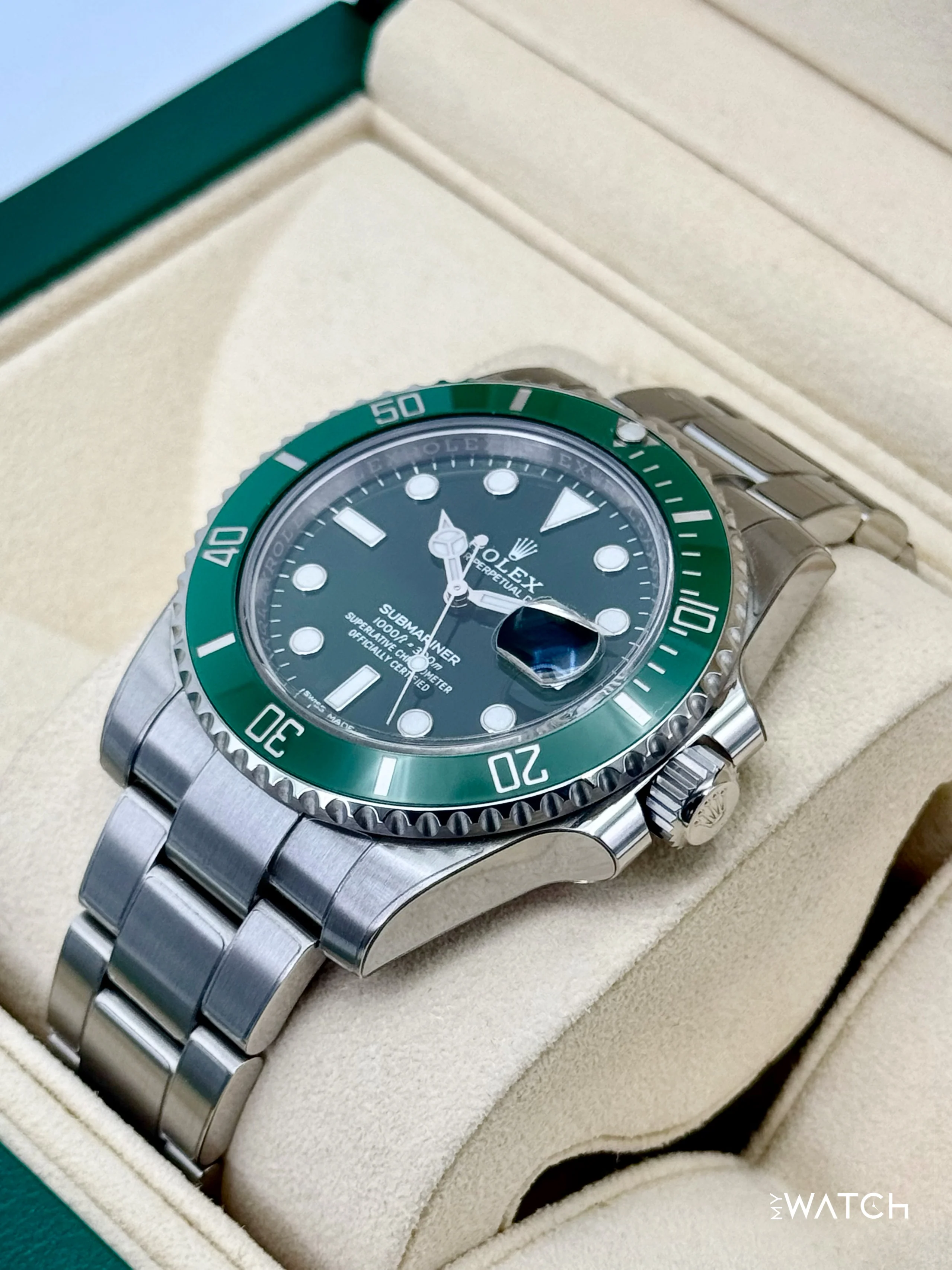 2018 Rolex Submariner “Hulk” 40mm 116610LV Green Dial - Image 5
