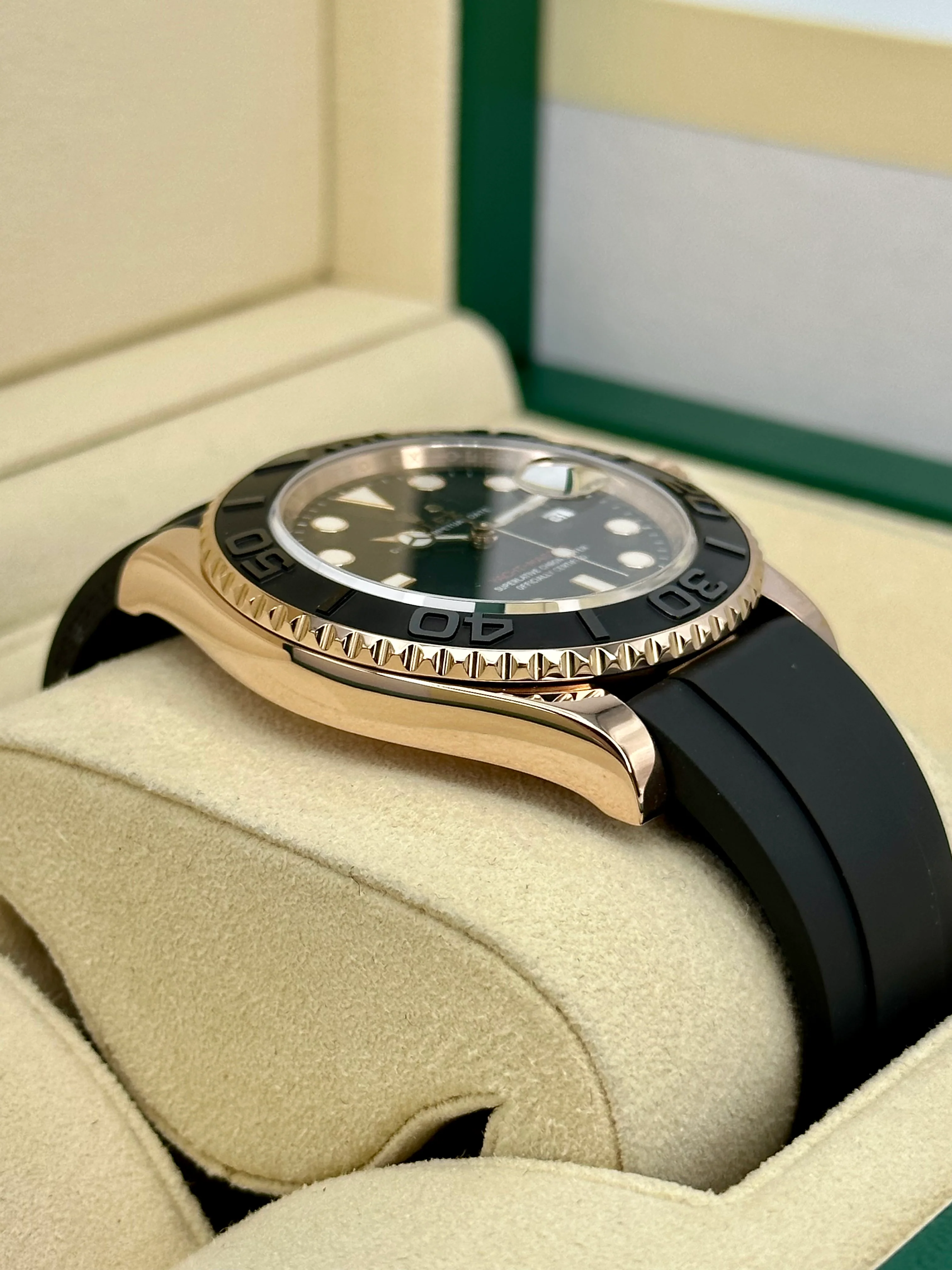 2018 Rolex Yacht-Master 40mm 116655 Oysterflex Black Dial - Image 6