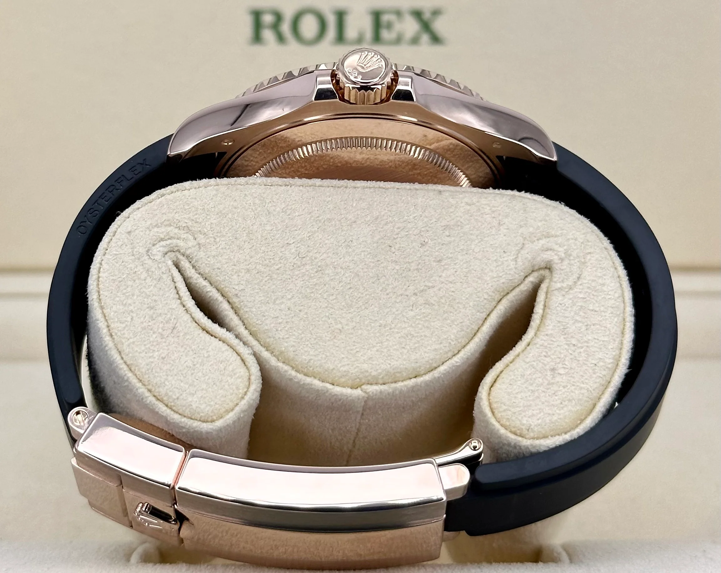 2018 Rolex Yacht-Master 40mm 116655 Oysterflex Black Dial - Image 9