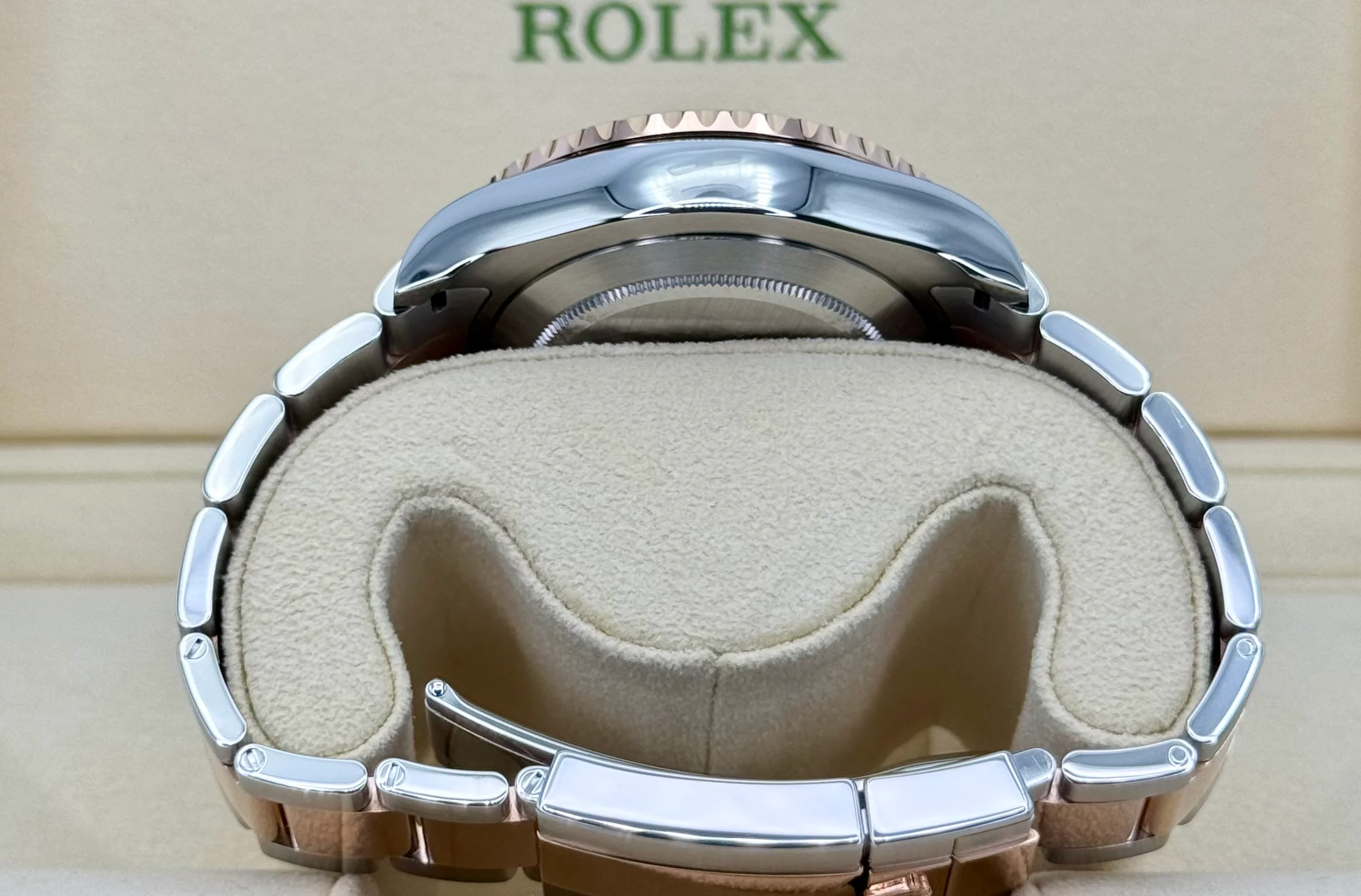2018 Rolex Yacht-Master II 44mm 116681 Two-Tone White Dial - Image 10