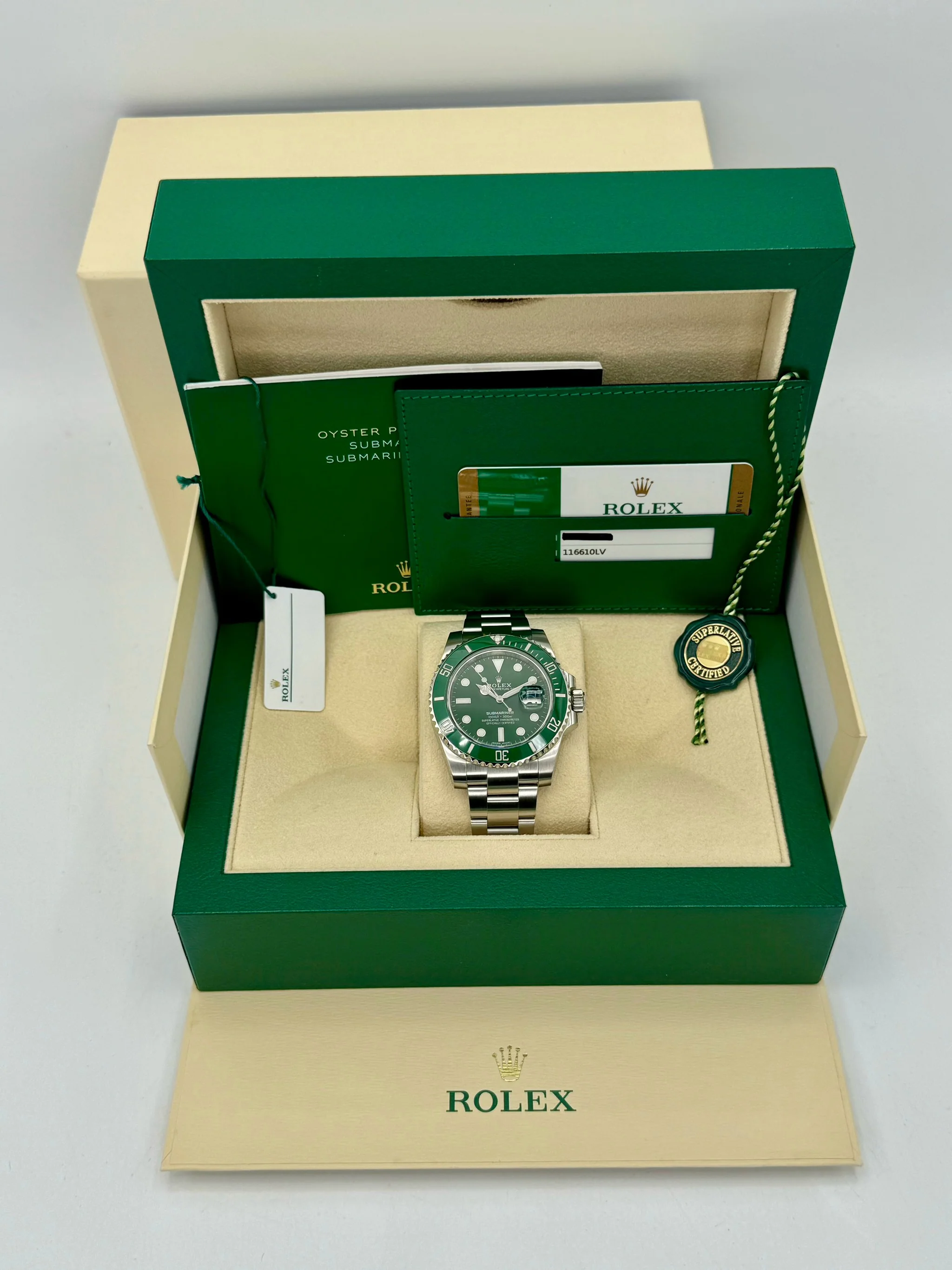 2018 Rolex Submariner “Hulk” 40mm 116610LV Green Dial - Image 12