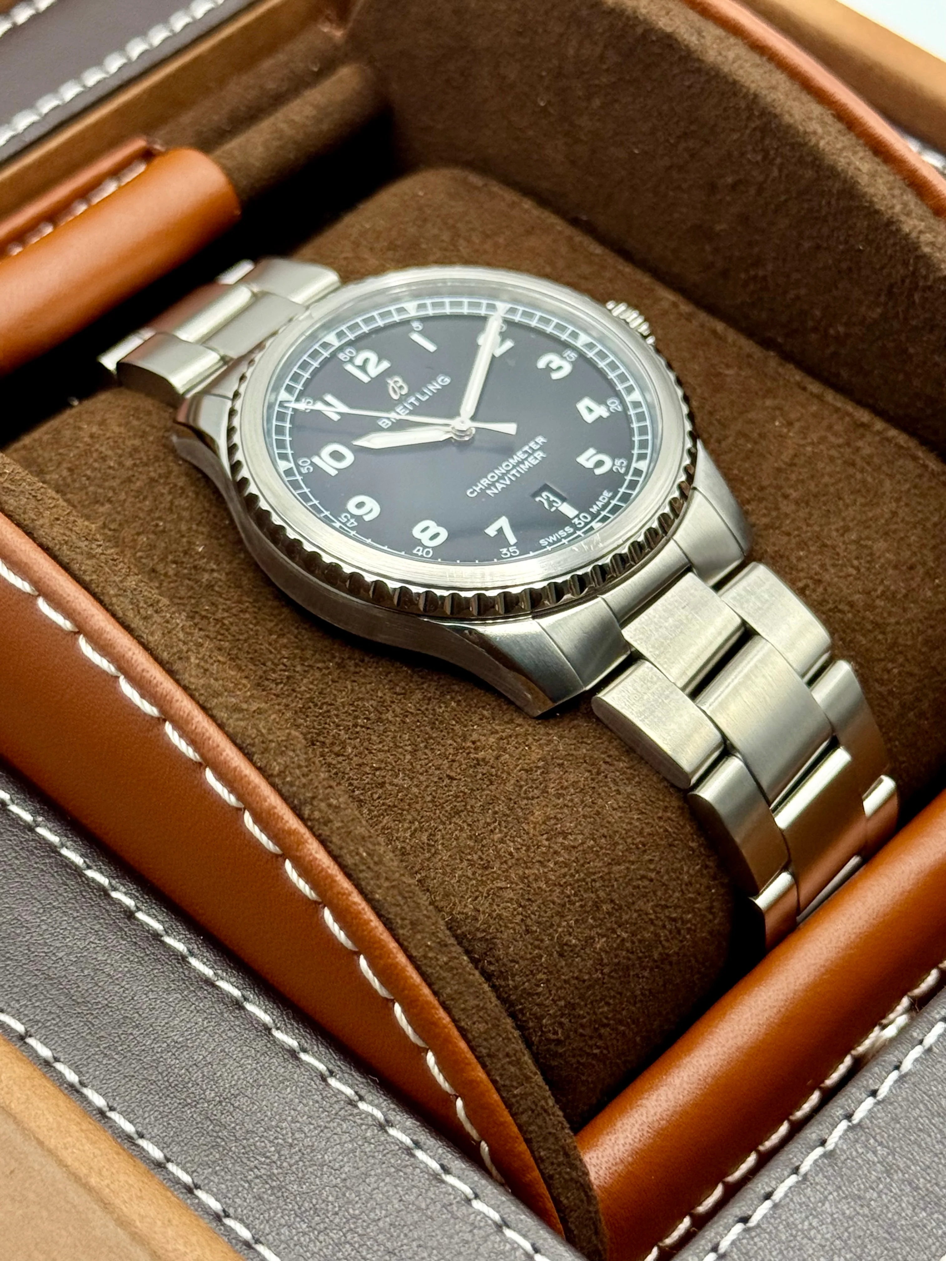 2019 Breitling Navitimer 8 Automatic 41mm A17314101B1A1 Black Dial - Image 6