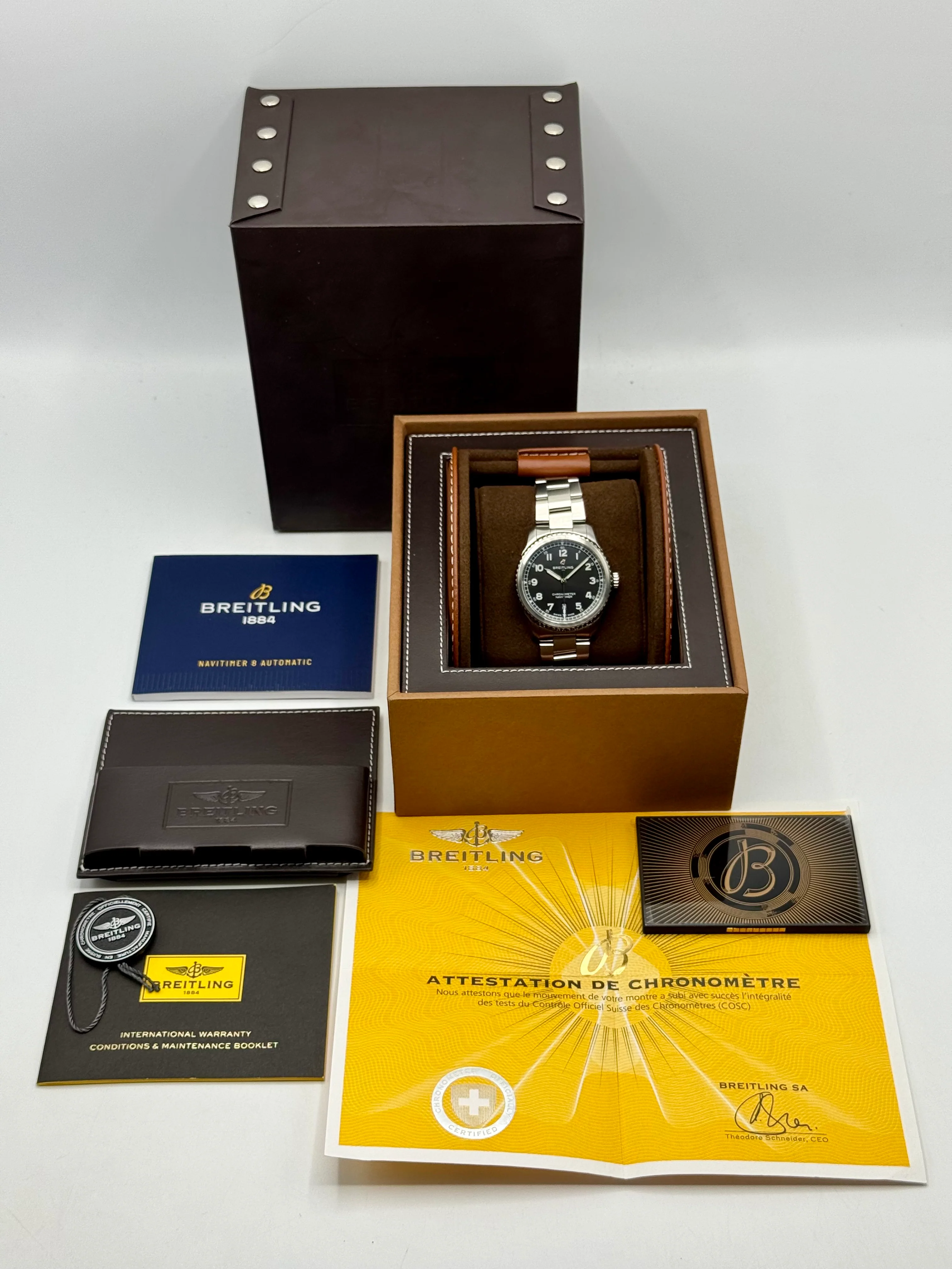 2019 Breitling Navitimer 8 Automatic 41mm A17314101B1A1 Black Dial - Image 9