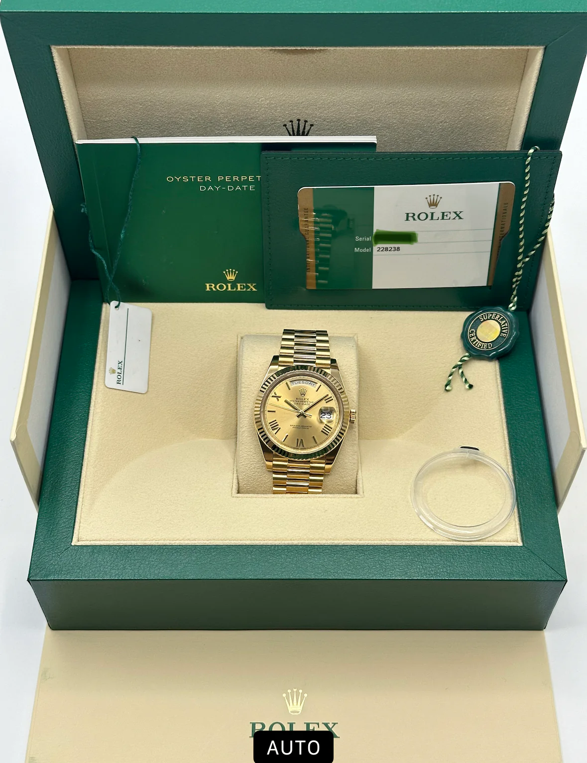 2019 Rolex Day-Date 40mm 228238 Presidential Champagne Dial - Image 11