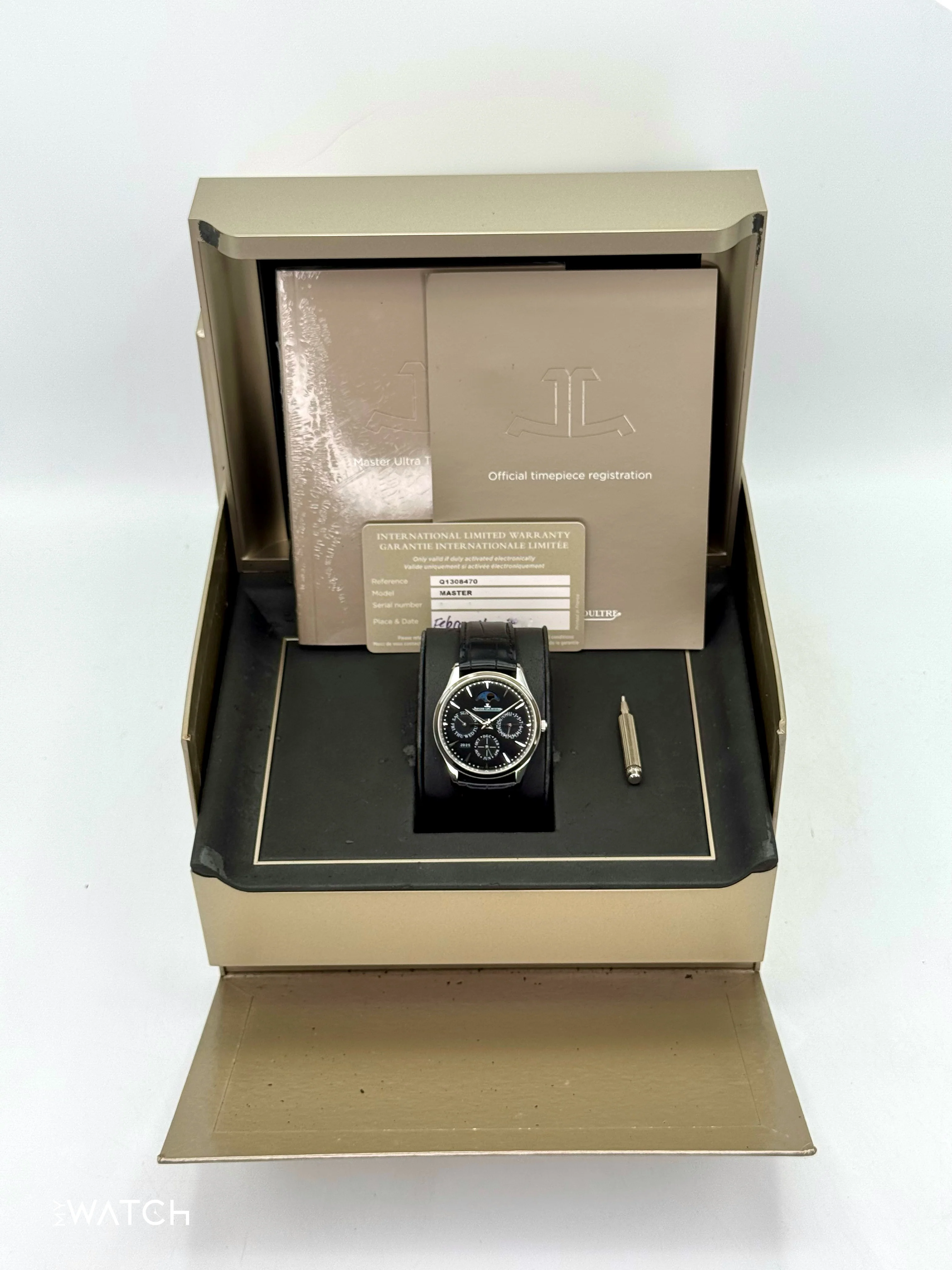 2019 Jaeger-LeCoultre Master Ultra Thin 39mm Q1308470 Black Dial - Image 10