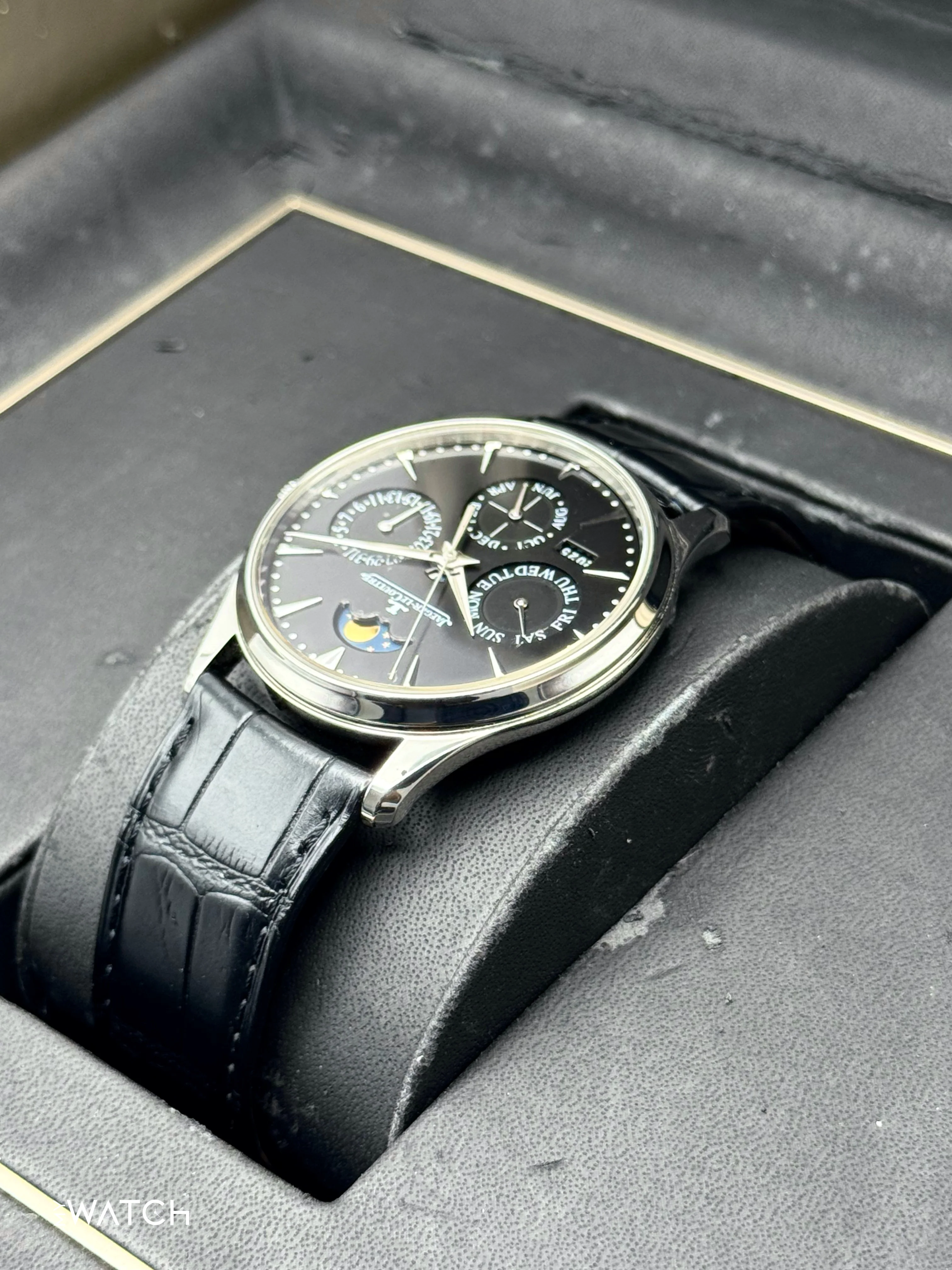 2019 Jaeger-LeCoultre Master Ultra Thin 39mm Q1308470 Black Dial - Image 7