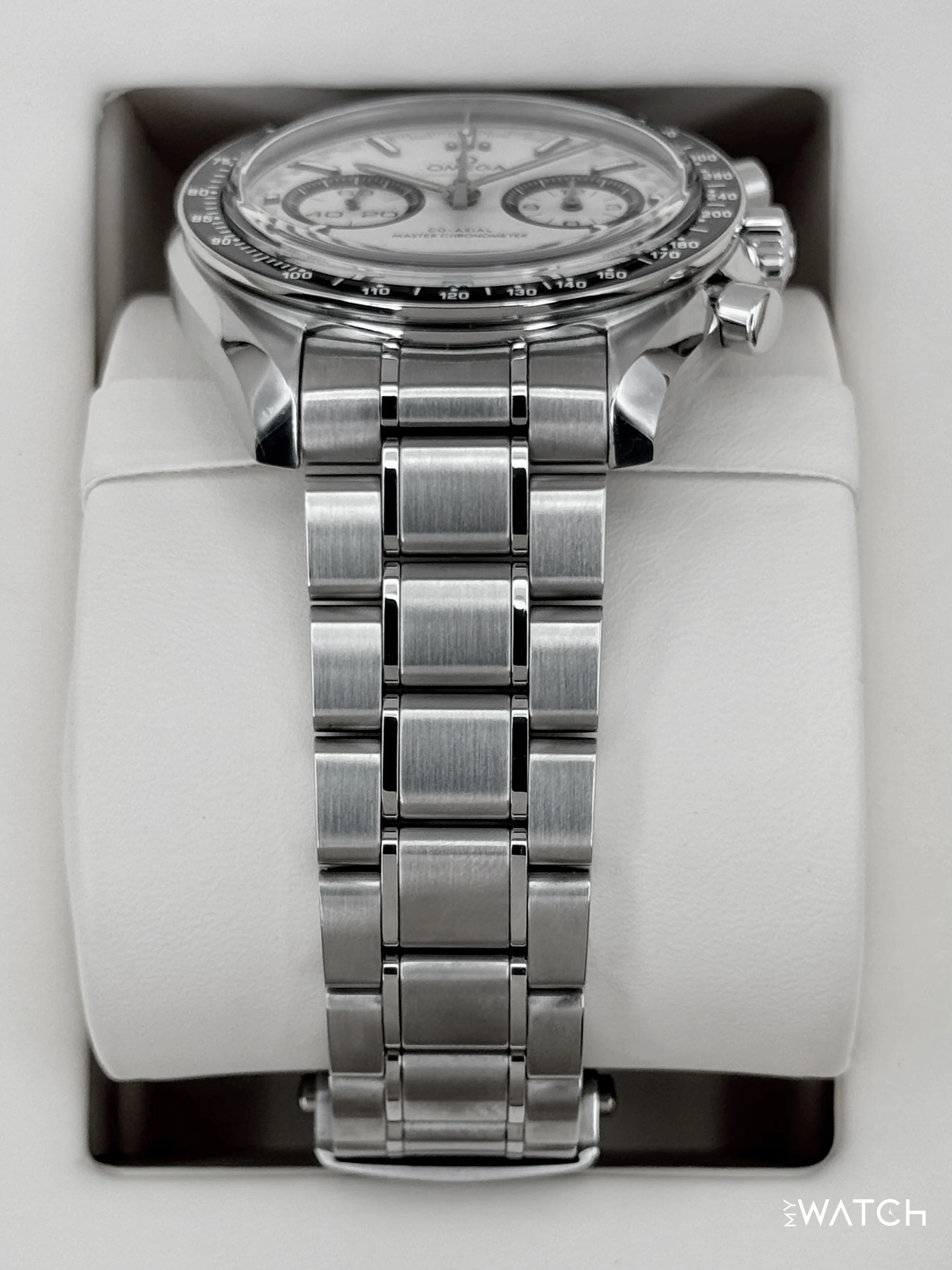 2019 Omega Speedmaster Racing 44.2mm 329.30.44.51.04.001 White Dial - Image 3