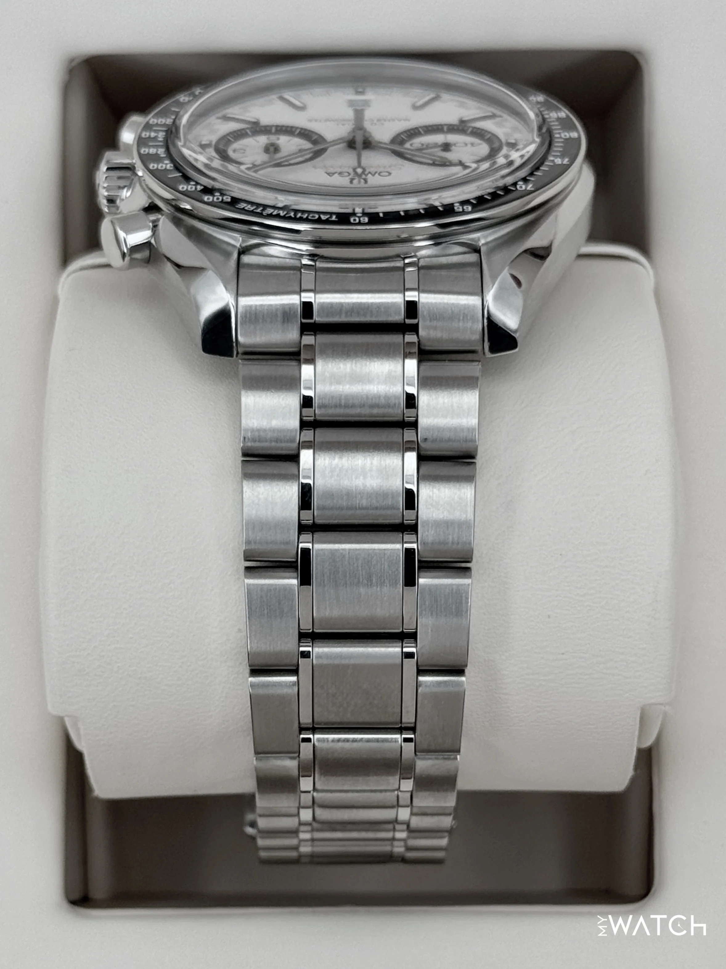 2019 Omega Speedmaster Racing 44.2mm 329.30.44.51.04.001 White Dial - Image 4