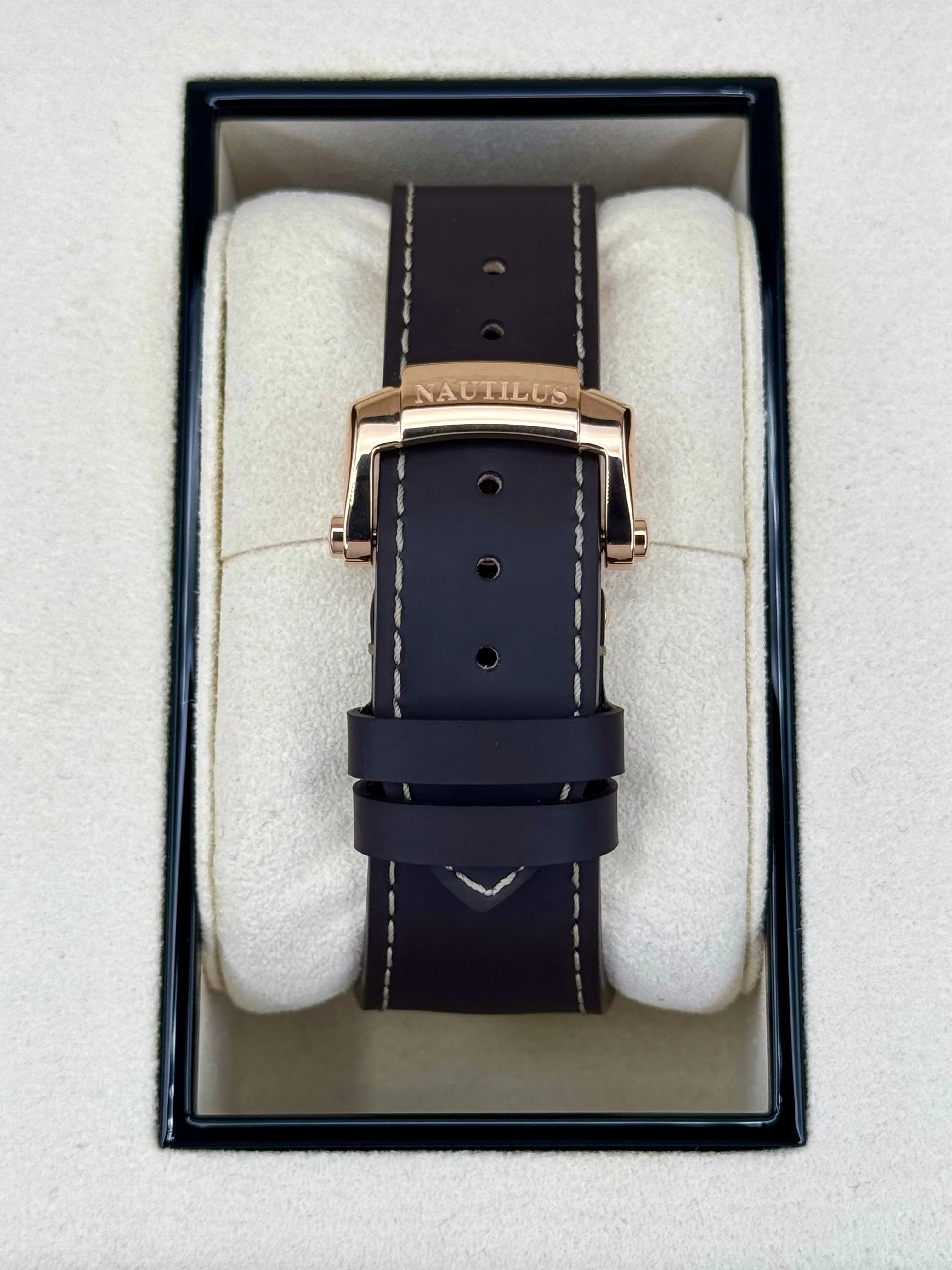 2019 Patek Philippe Nautilus 40mm 5712R  Rose Gold Brown Dial - Image 2
