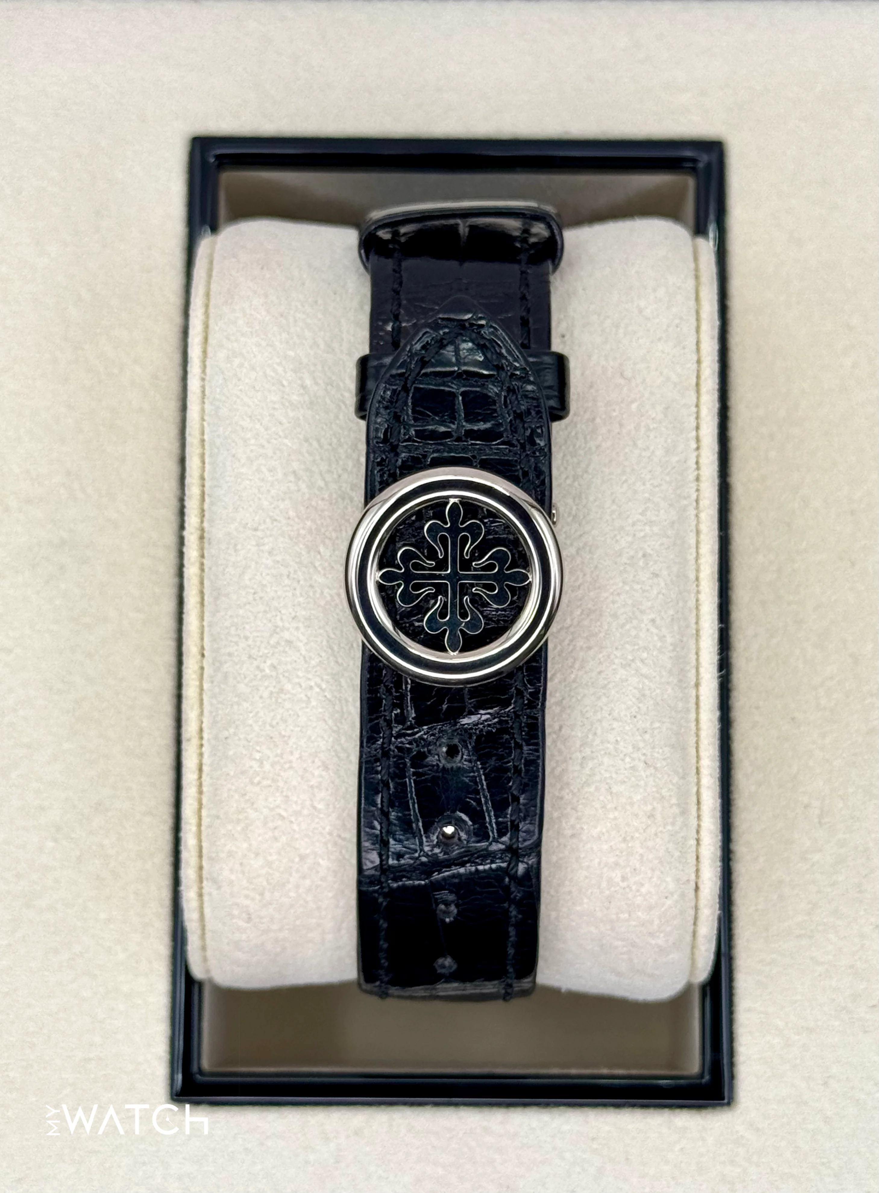 2019 Patek Philippe Calatrava 6006G White Gold Black Dial - Image 2