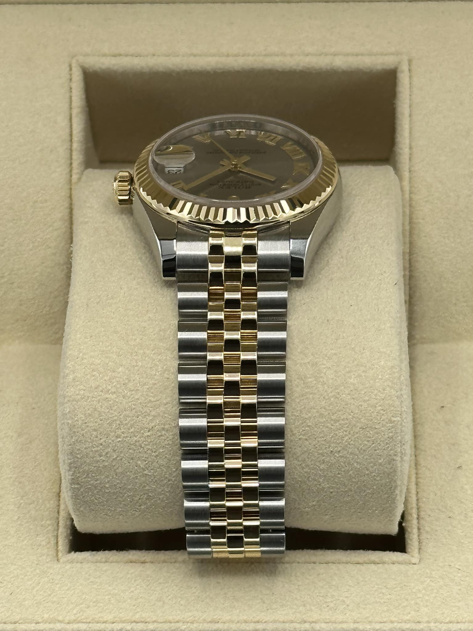 2019 Rolex Datejust 31mm  178273 Two-Tone Grey Roman Numeral Dial - Image 3