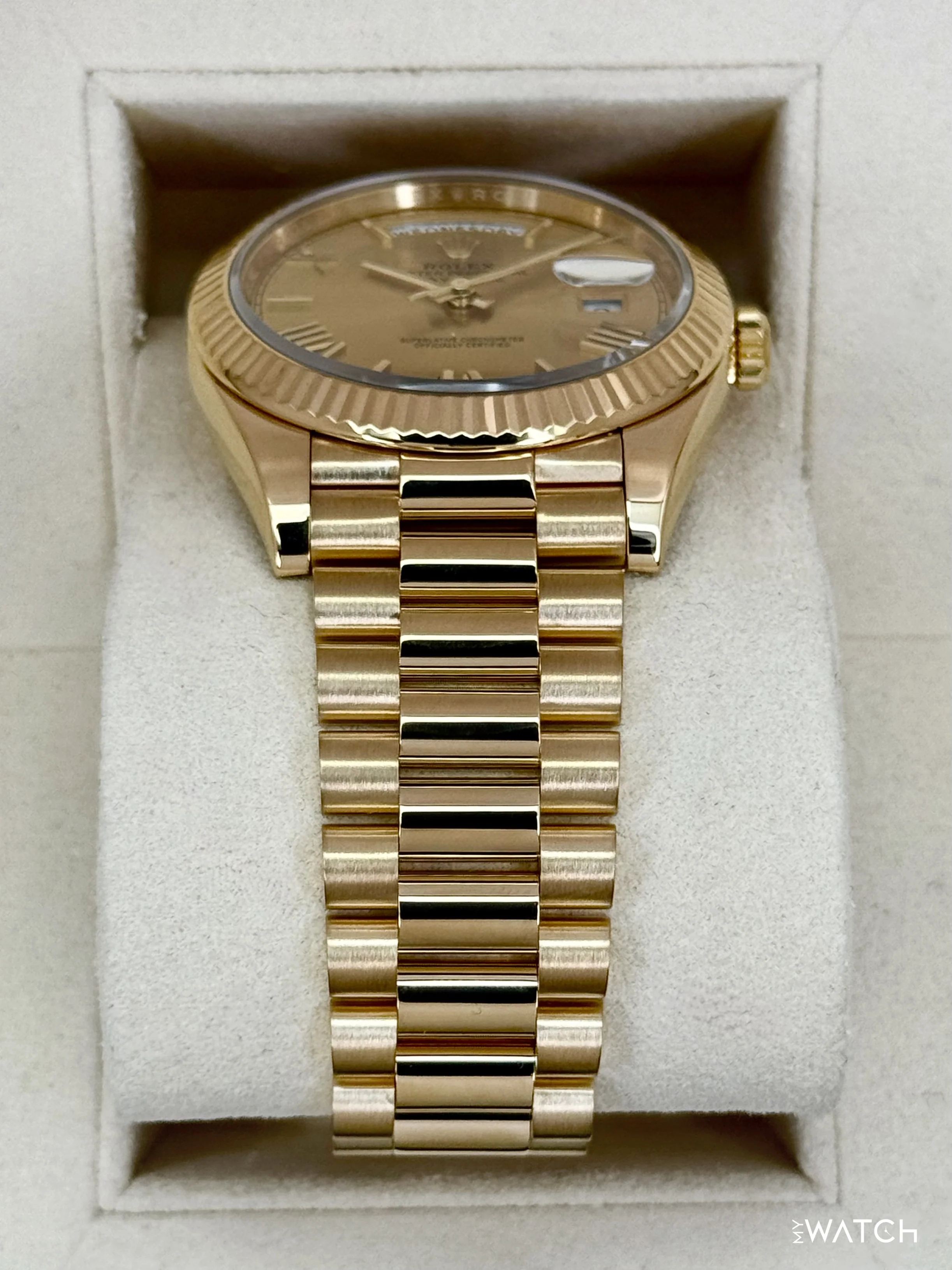 2019 Rolex Day-Date 40mm 228238 Presidential Champagne Dial - Image 3