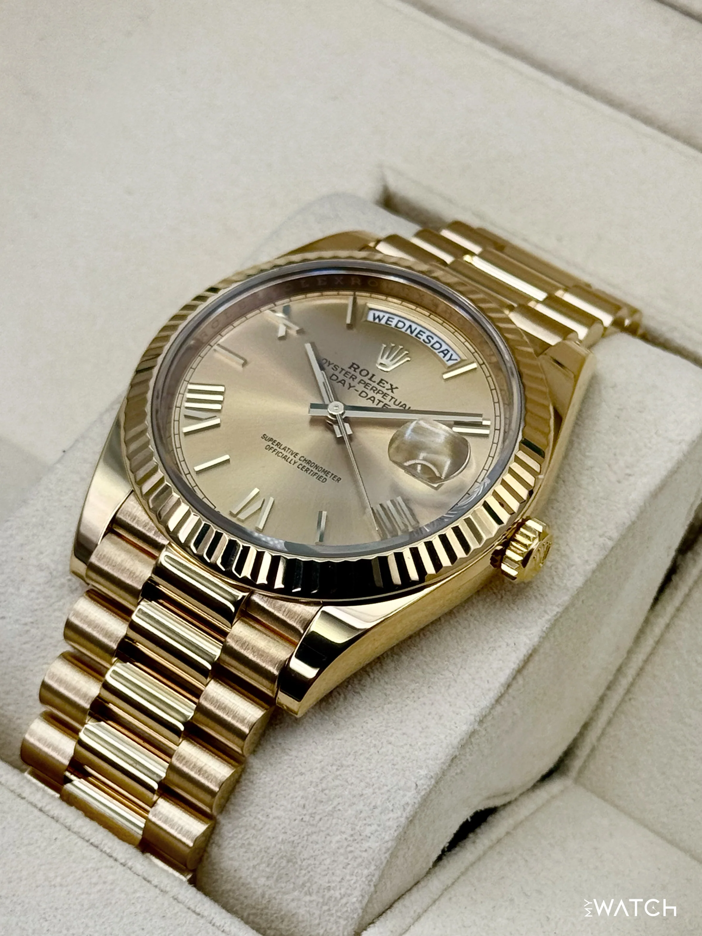 2019 Rolex Day-Date 40mm 228238 Presidential Champagne Dial - Image 5