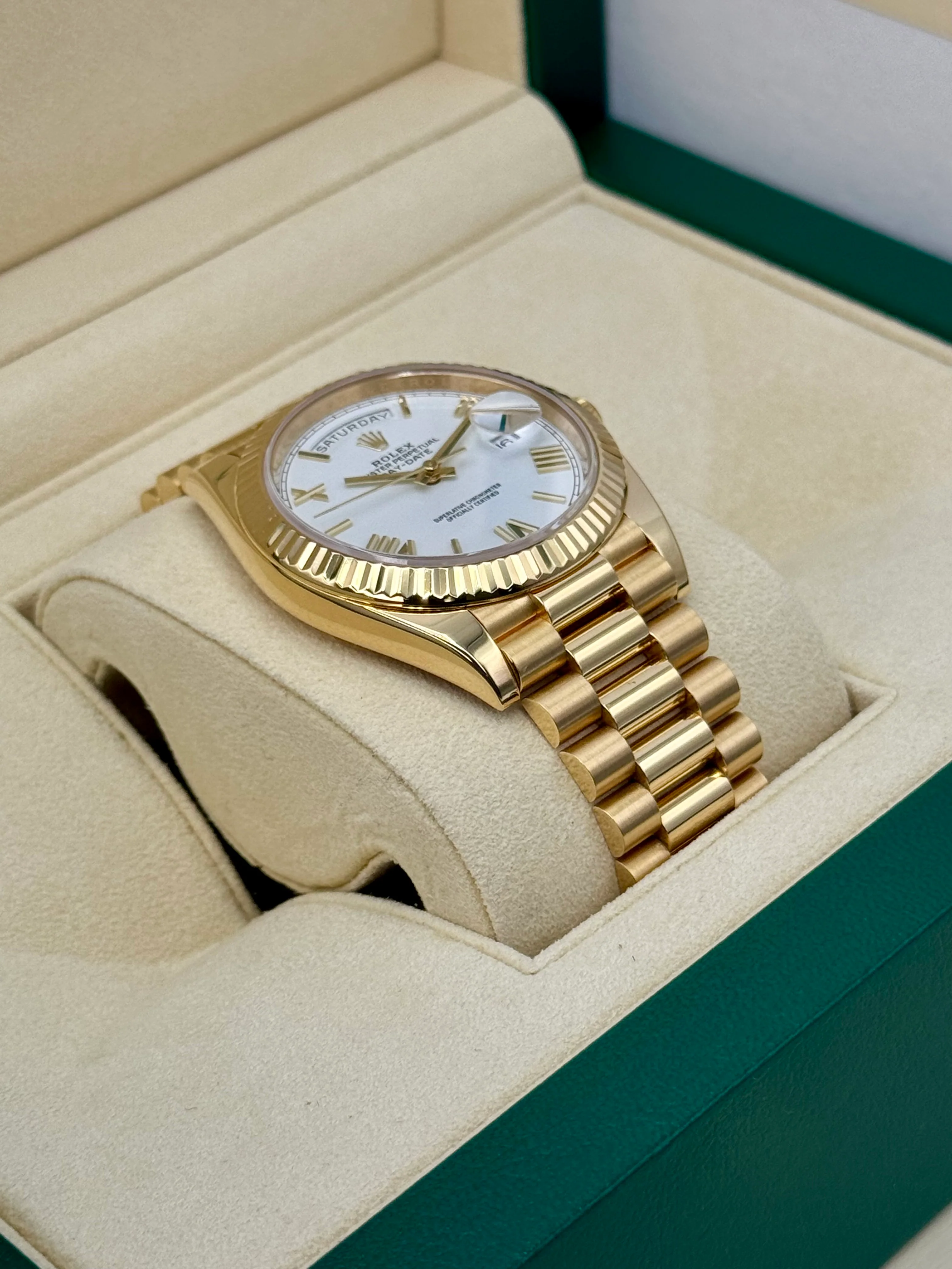 2019 Rolex Day-Date 40mm 228238 Presidential White Dial - Image 6