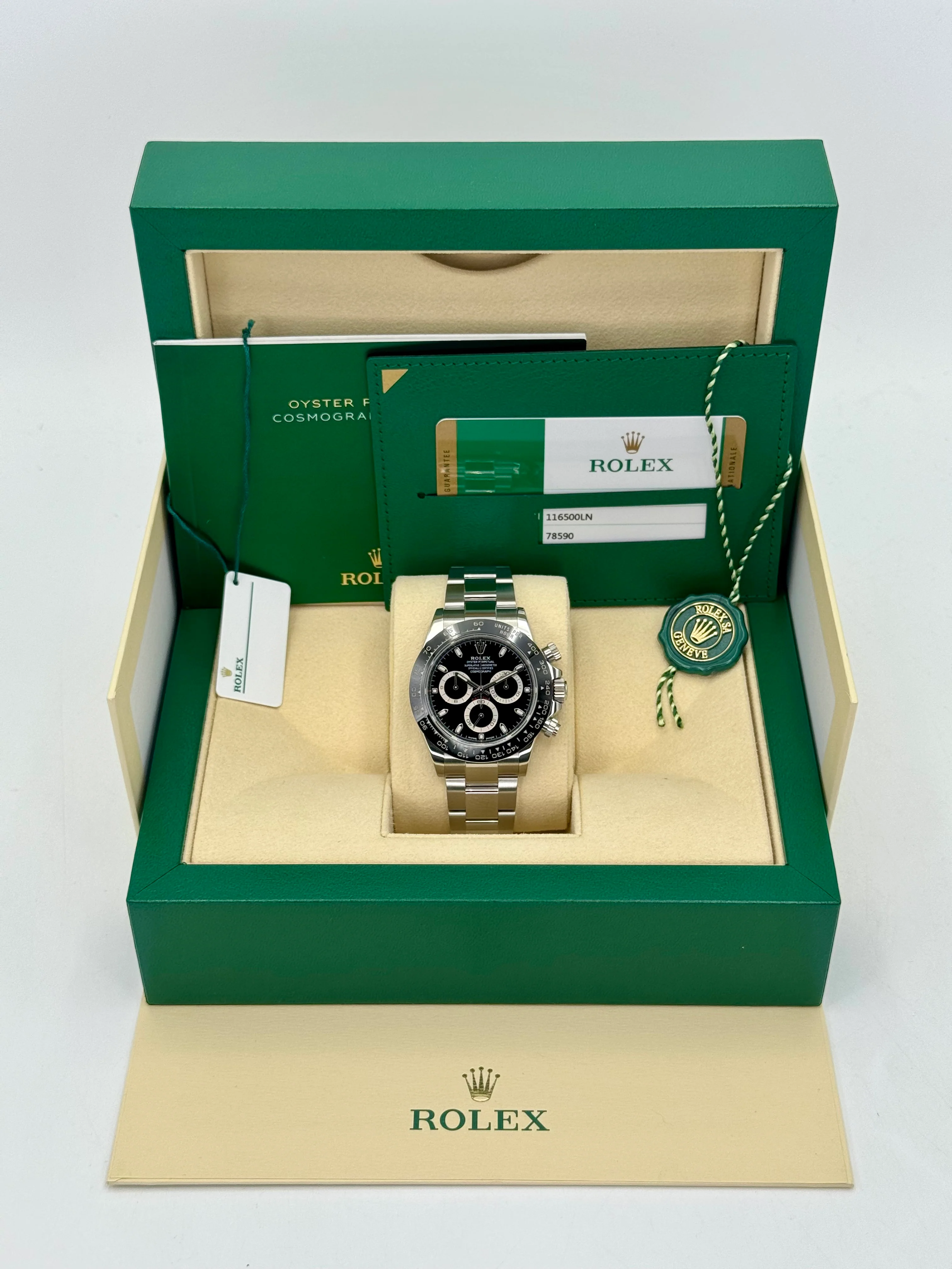 2019 Rolex Daytona 40mm 116500LN Stainless Steel Black Dial - Image 11
