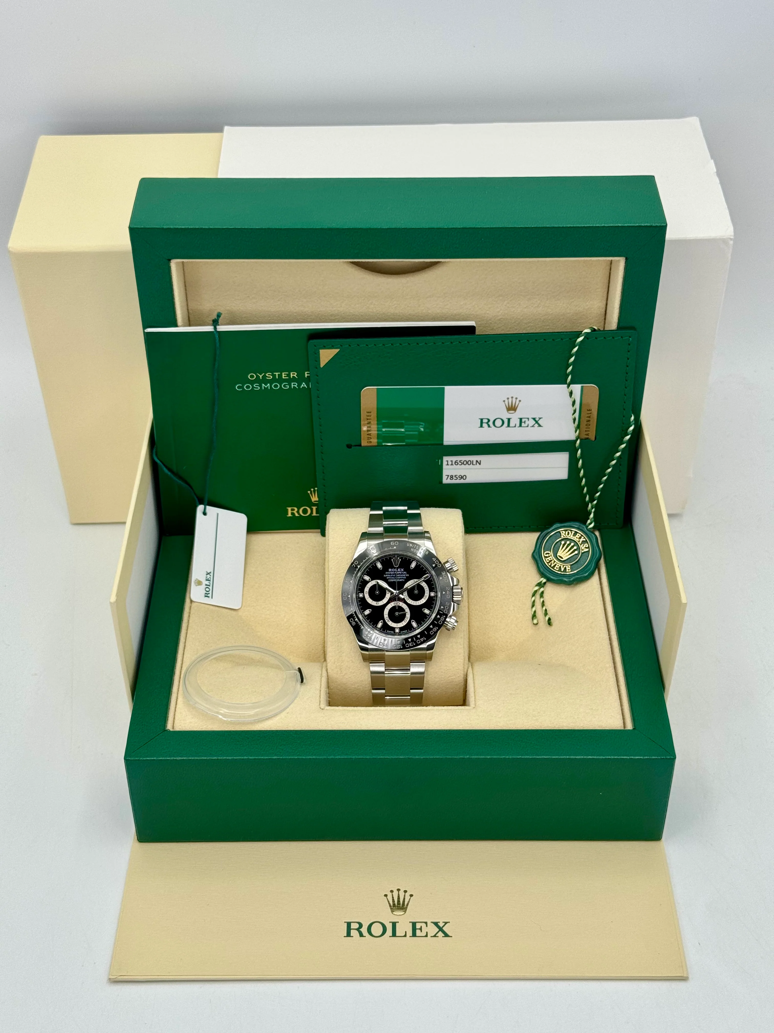 2019 Rolex Daytona 40mm 116500LN Stainless Steel Black Dial - Image 12