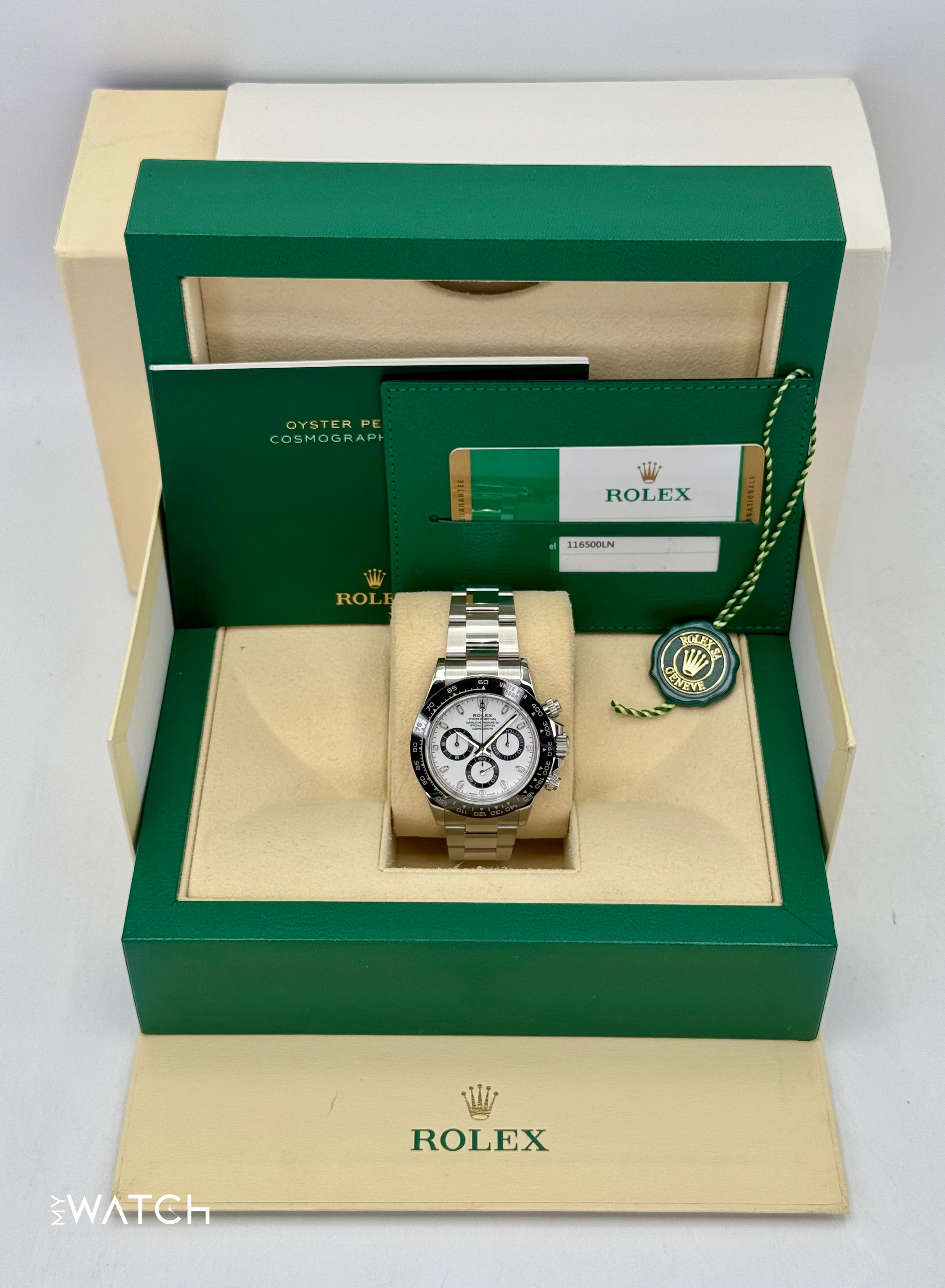 2019 Rolex Daytona 40mm 116500LN Stainless Steel Panda Dial - Image 9