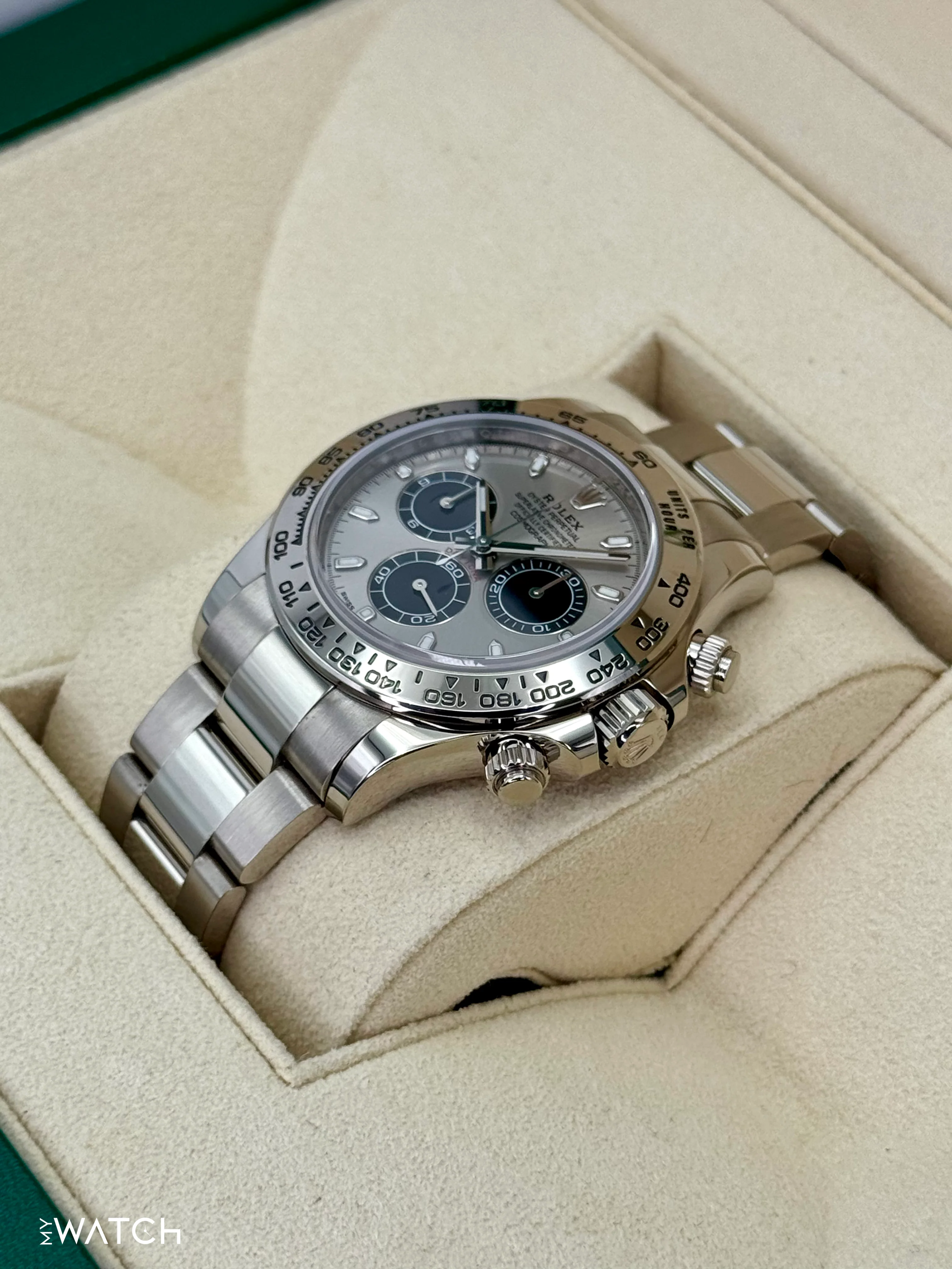 2019 Rolex Daytona 40mm 116509 White Gold Silver Ghost Dial - Image 5
