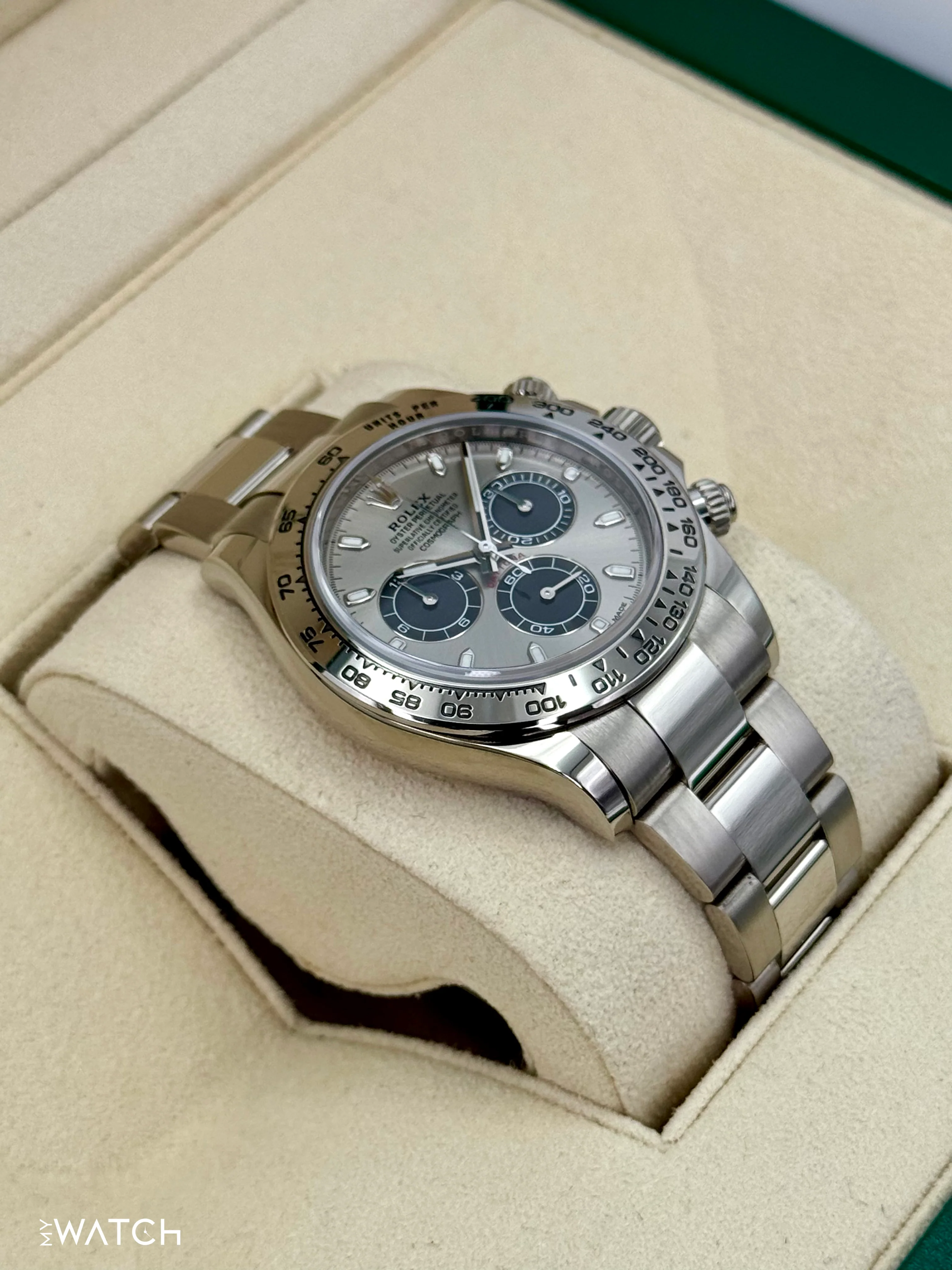 2019 Rolex Daytona 40mm 116509 White Gold Silver Ghost Dial - Image 6