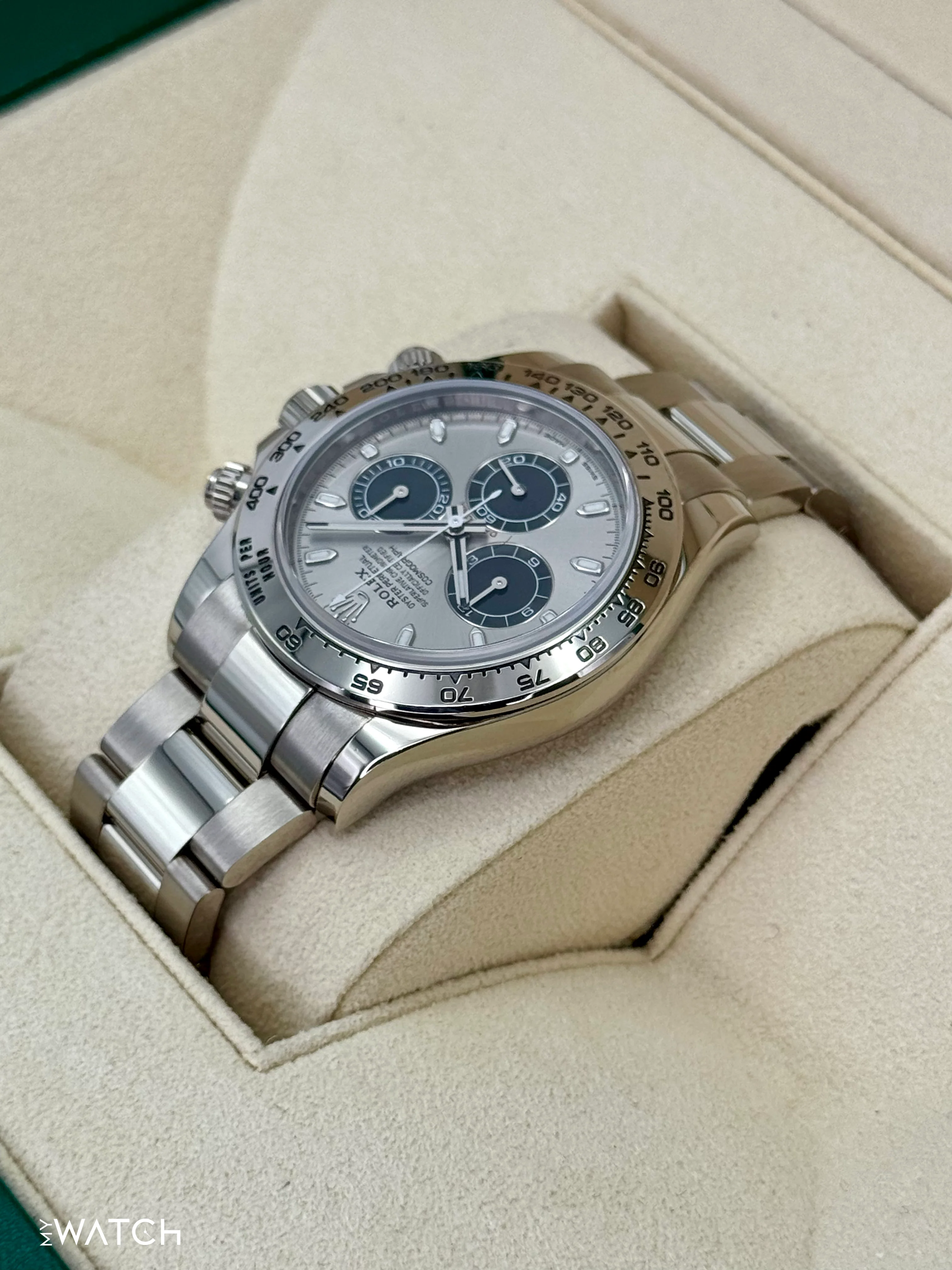2019 Rolex Daytona 40mm 116509 White Gold Silver Ghost Dial - Image 7