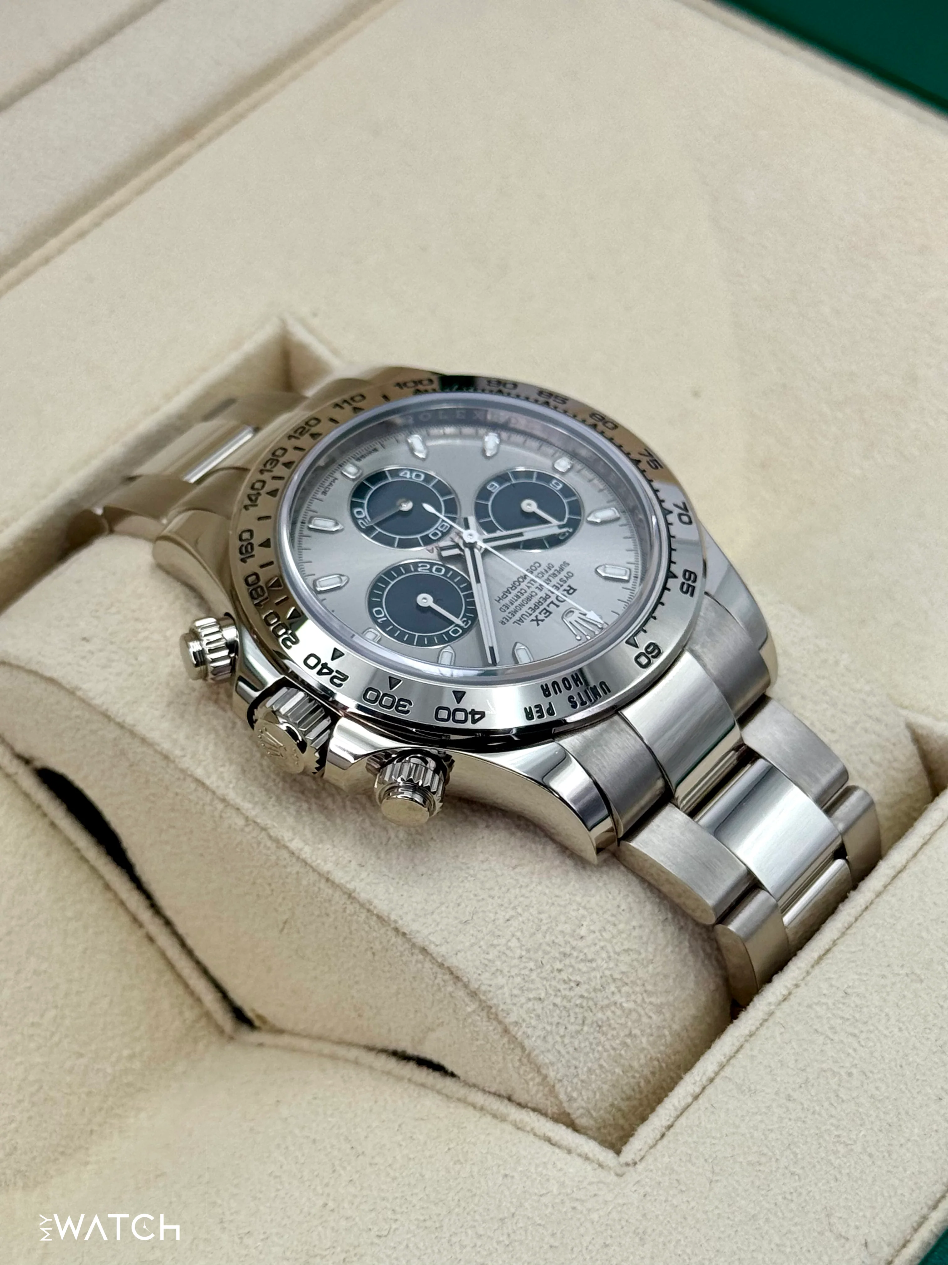 2019 Rolex Daytona 40mm 116509 White Gold Silver Ghost Dial - Image 8