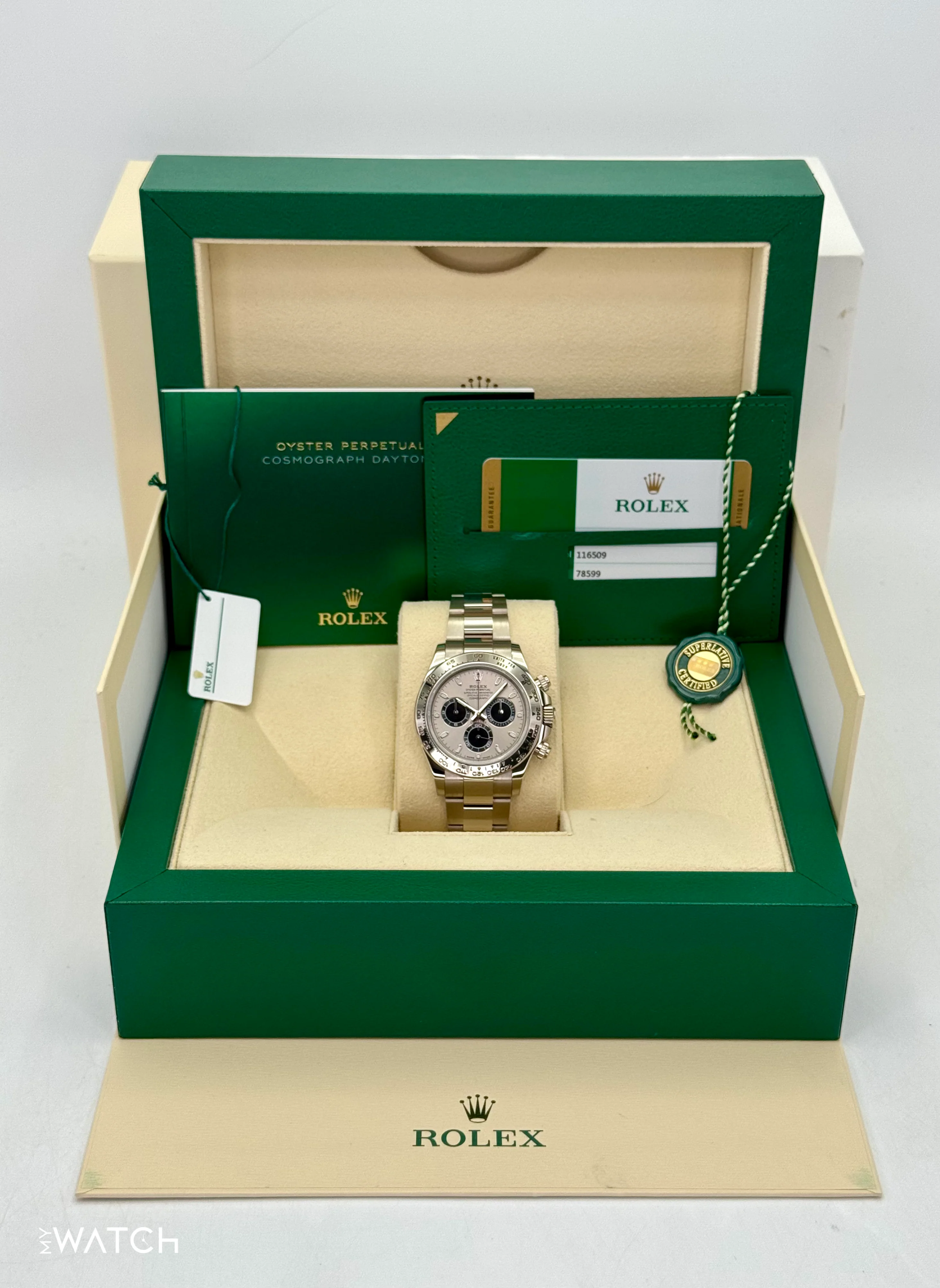 2019 Rolex Daytona 40mm 116509 White Gold Silver Ghost Dial - Image 9