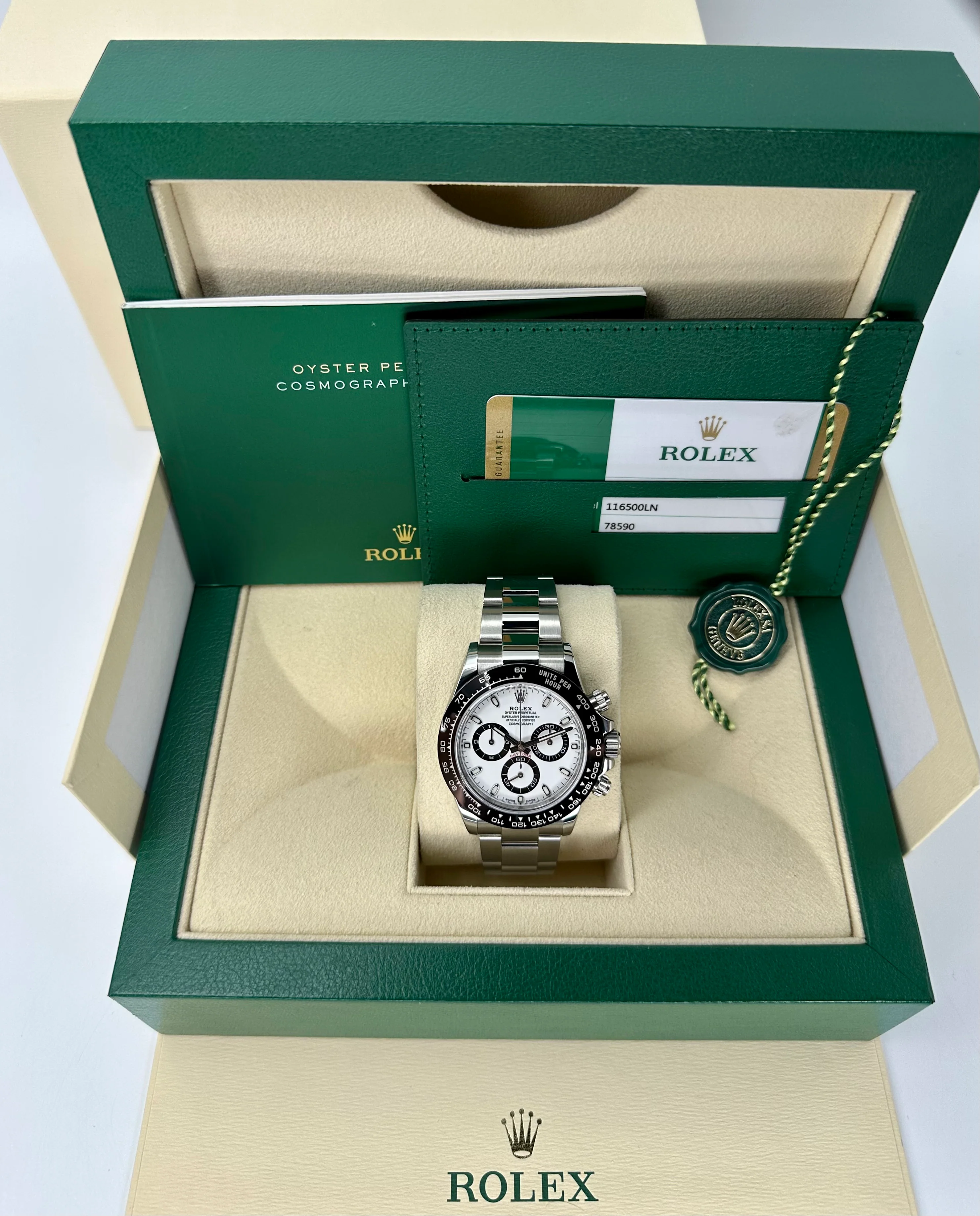 2019 Rolex Daytona 40mm 116500LN Stainless Steel Panda Dial - Image 12