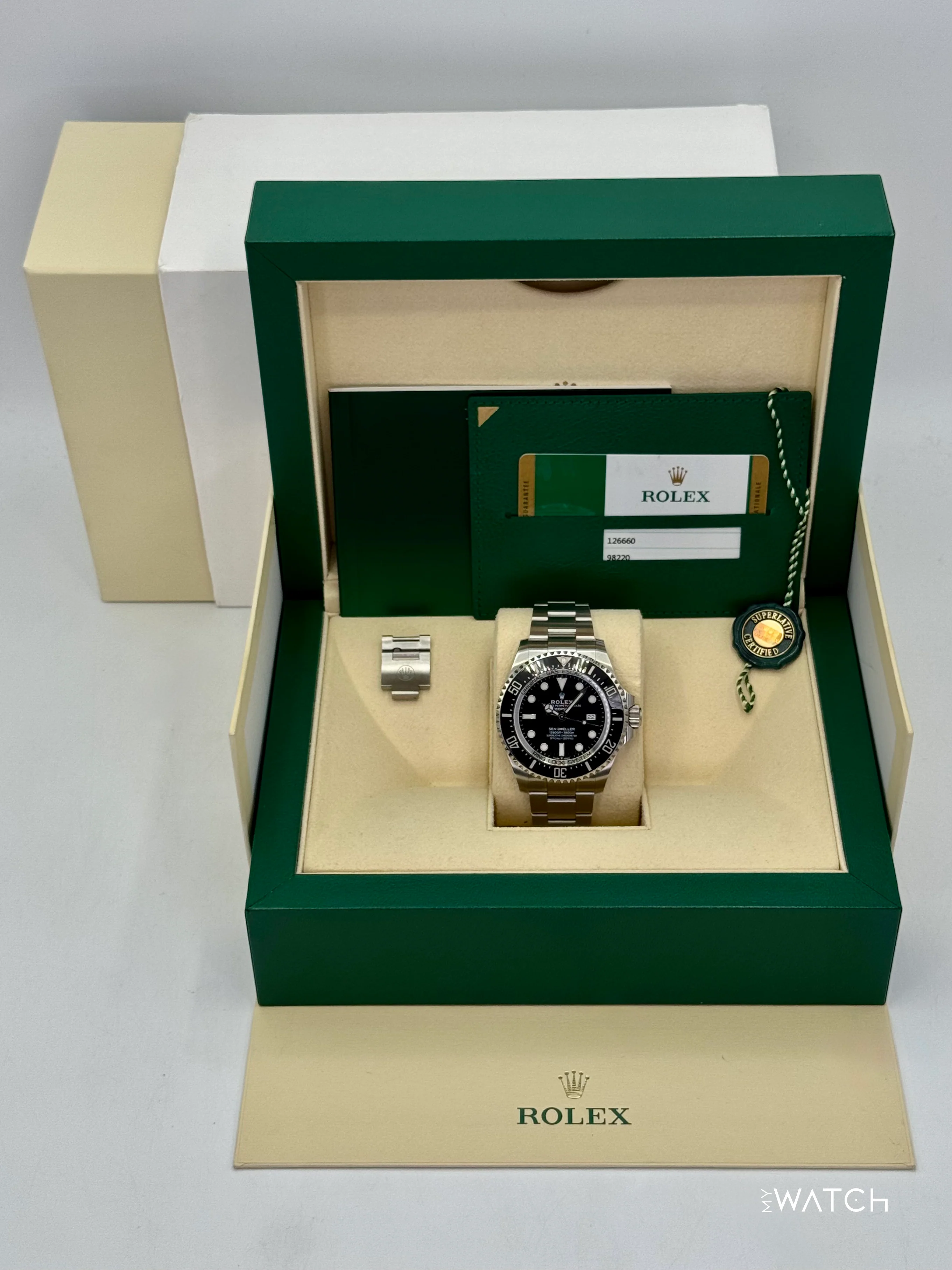 2019 Rolex Deepsea 44mm 126660 Stainless Steel Black Dial - Image 9