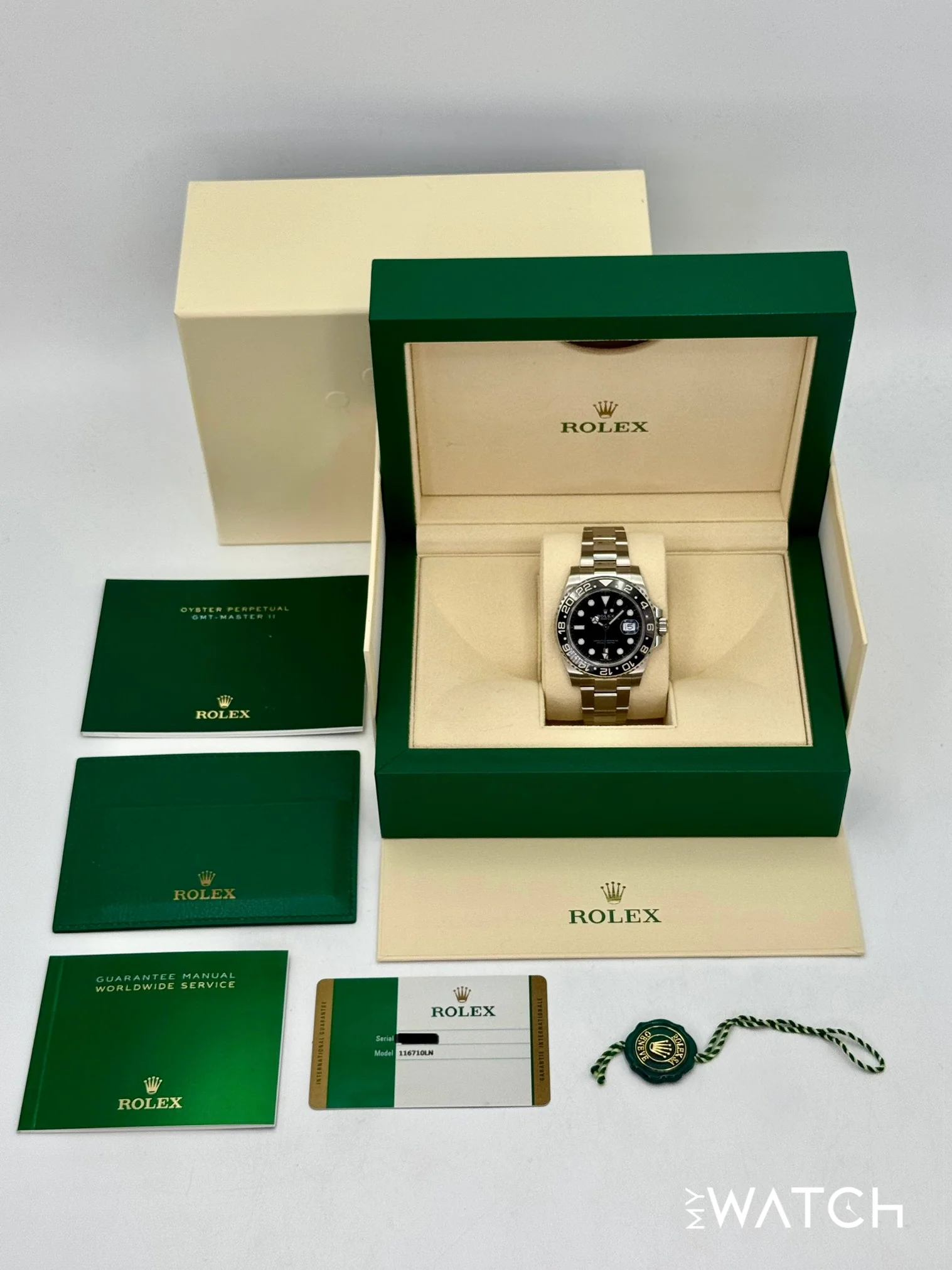 2019 Rolex GMT-Master II 40mm 116710LN Stainless Steel Black Dial - Image 10
