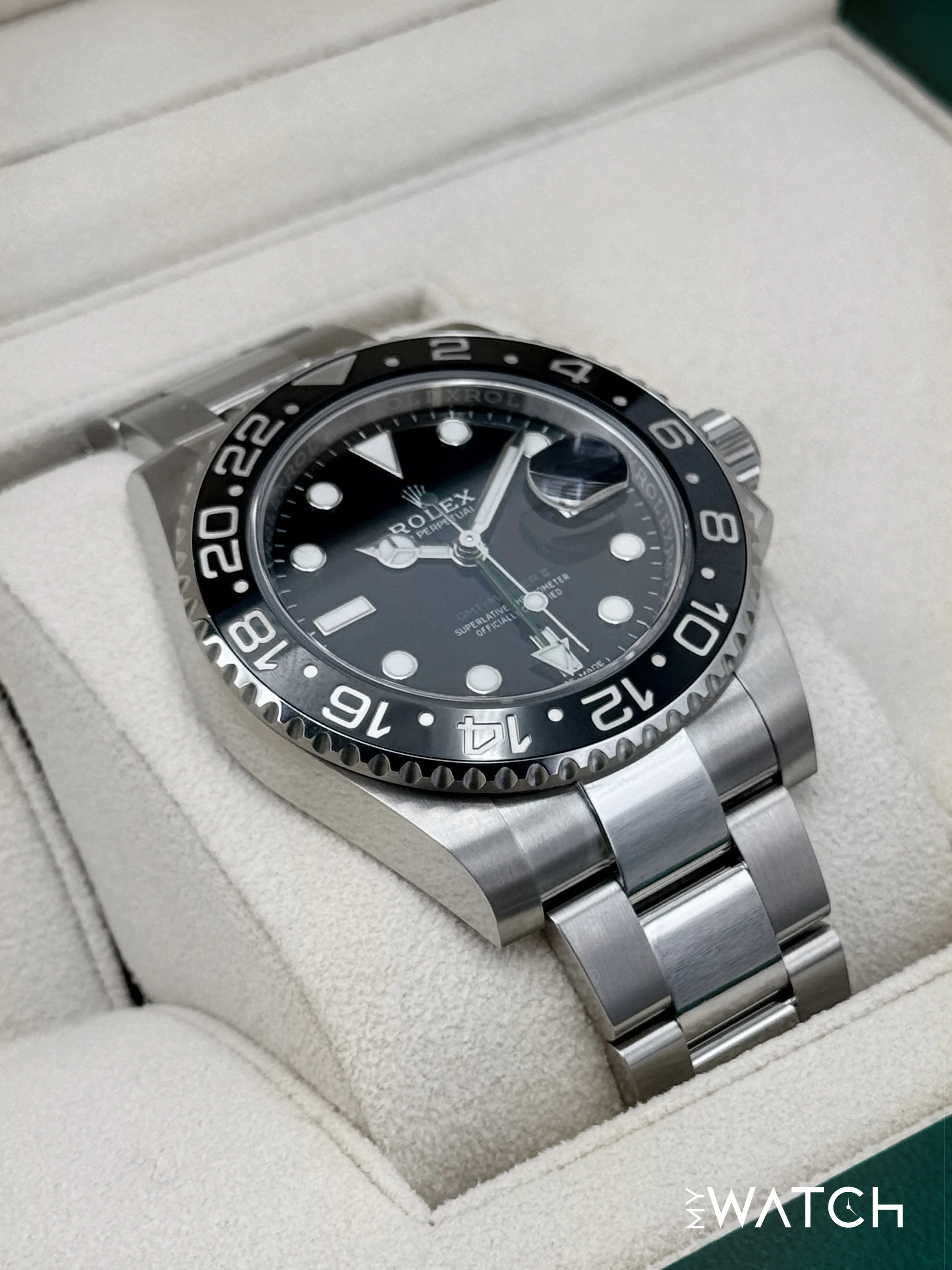 2019 Rolex GMT-Master II 40mm 116710LN Stainless Steel Black Dial - Image 6