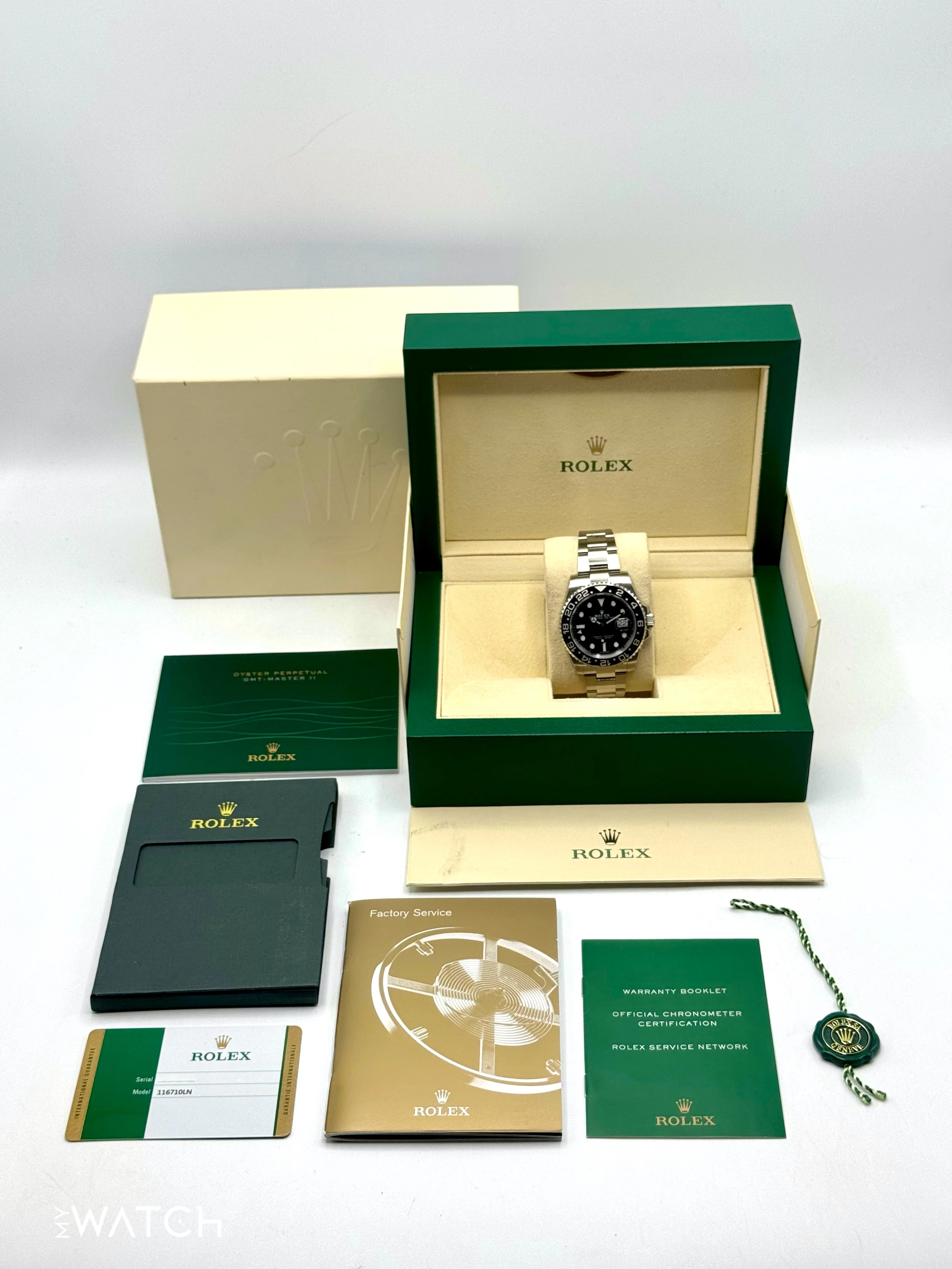 2019 Rolex GMT-Master II 40mm 116710LN Stainless Steel Black Dial - Image 10