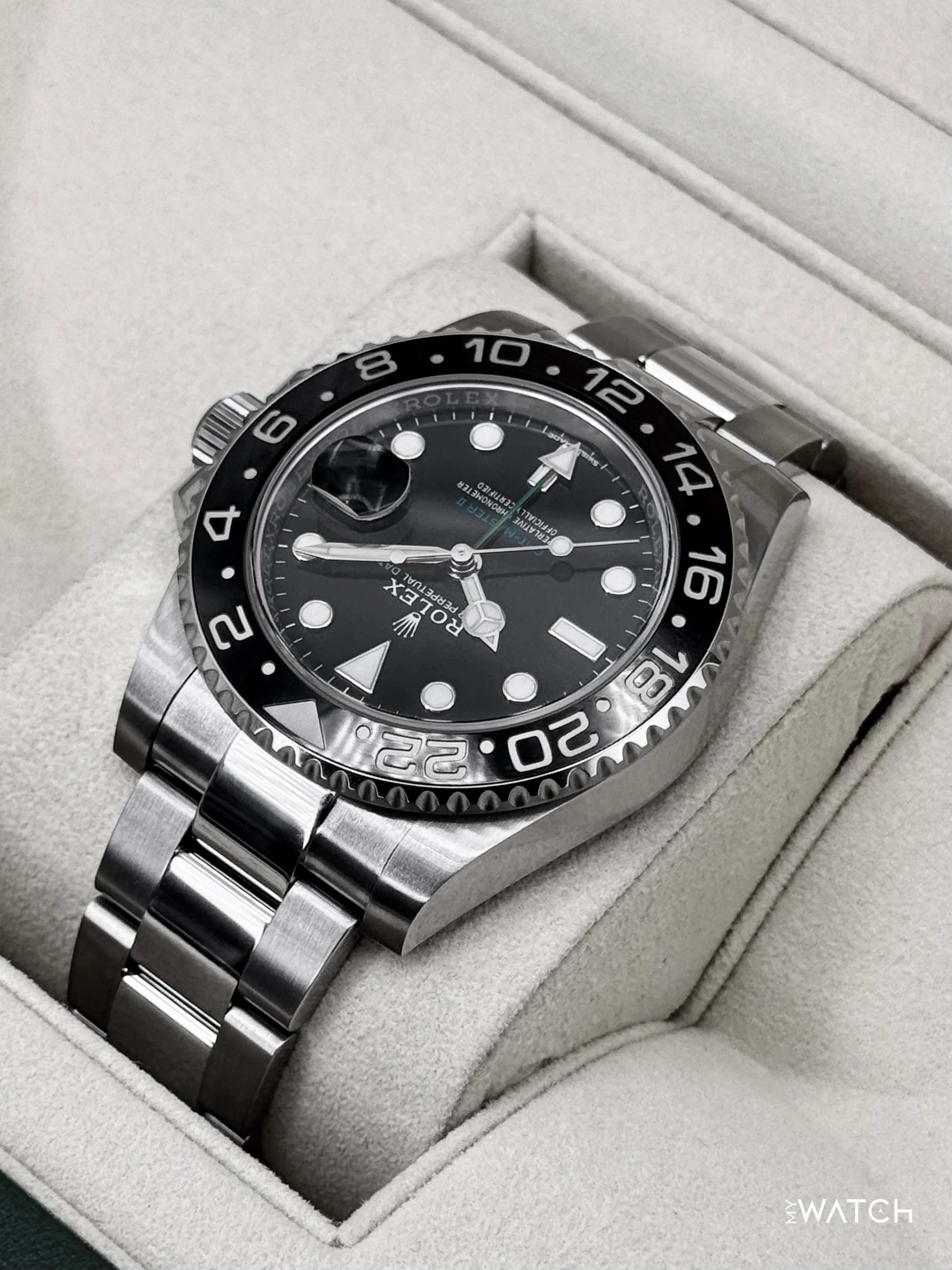 2019 Rolex GMT-Master II 40mm 116710LN Stainless Steel Black Dial - Image 7