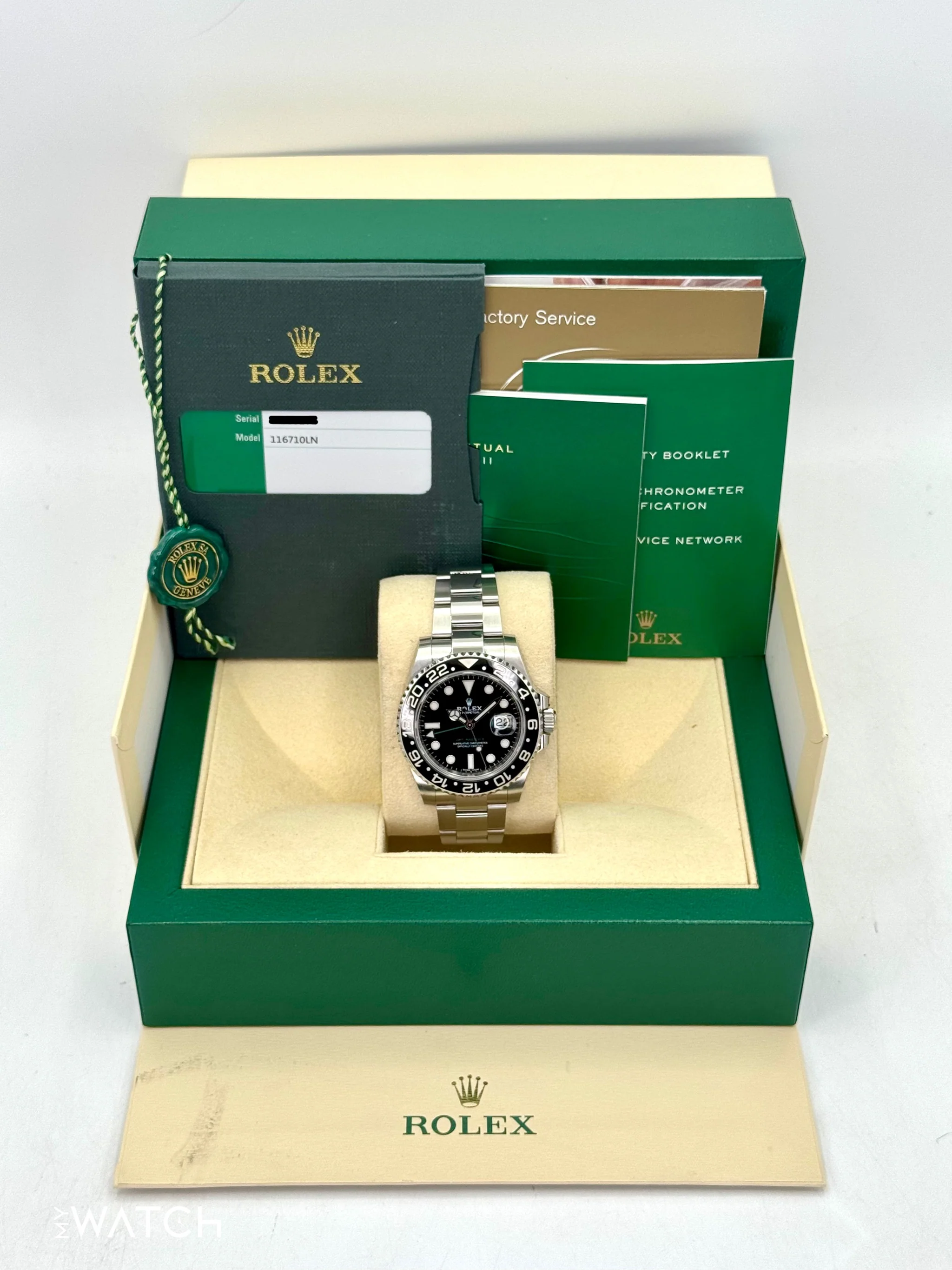 2019 Rolex GMT-Master II 40mm 116710LN Stainless Steel Black Dial - Image 9