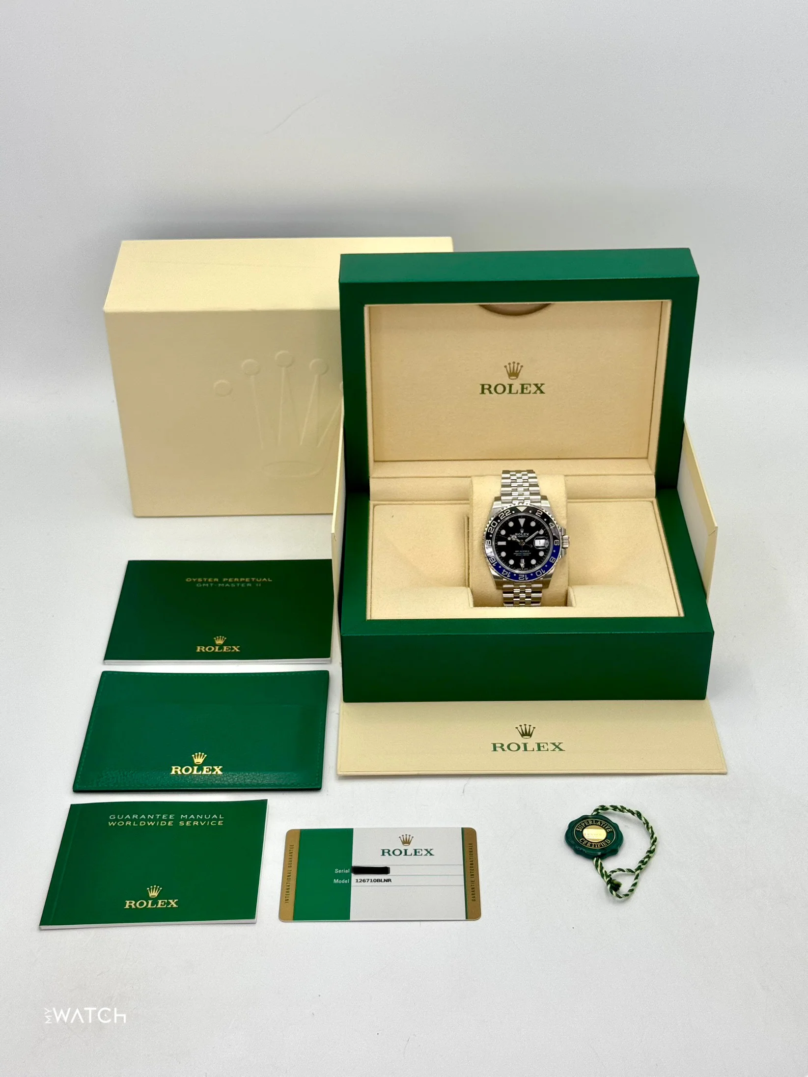 2019 Rolex GMT-Master II "Batgirl" 40mm 126710BLNR Jubilee - Image 10