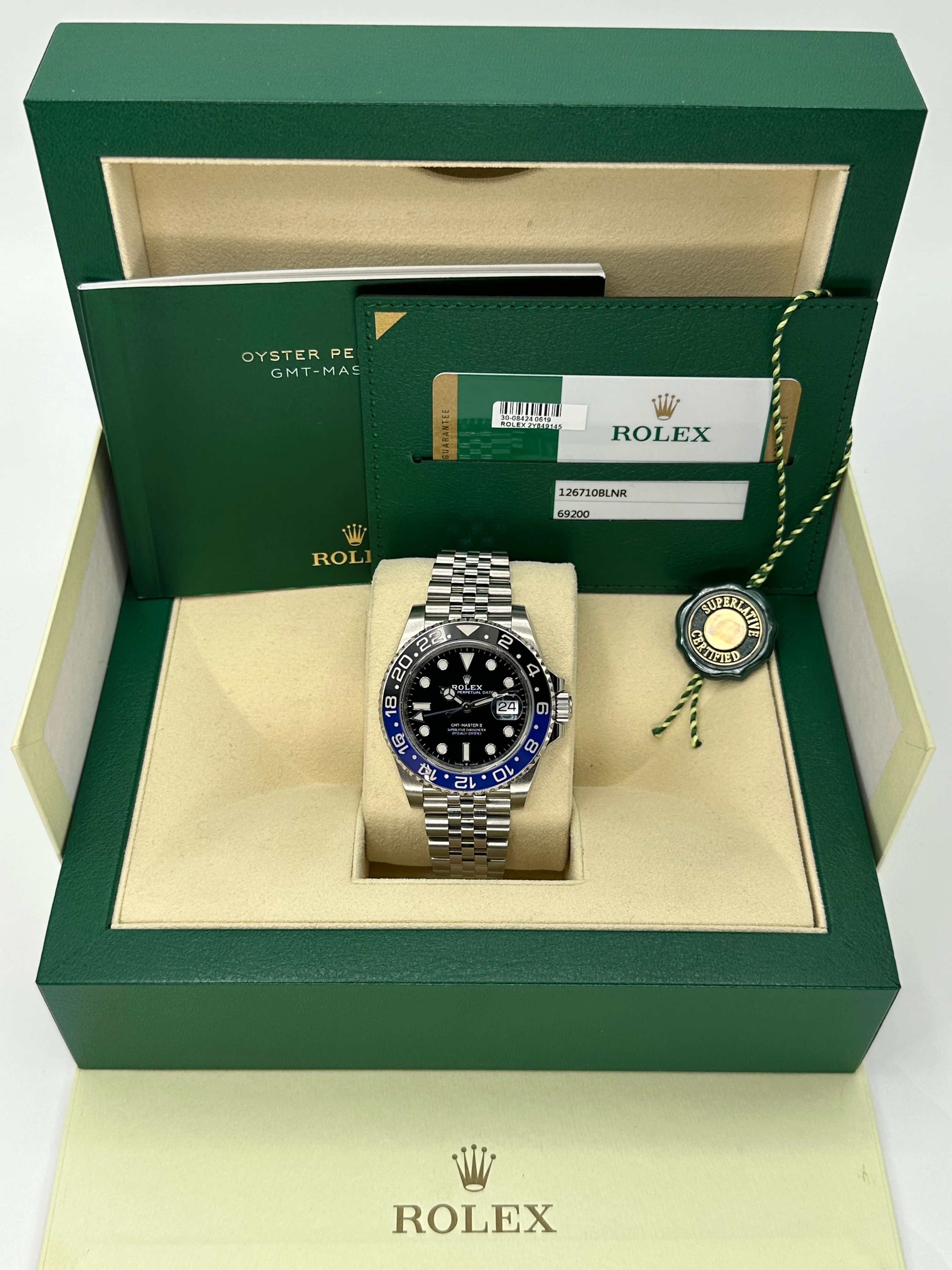 2019 Rolex GMT-Master II “Batgirl” 40mm 126710BLNR Jubilee Black Dial - Image 11