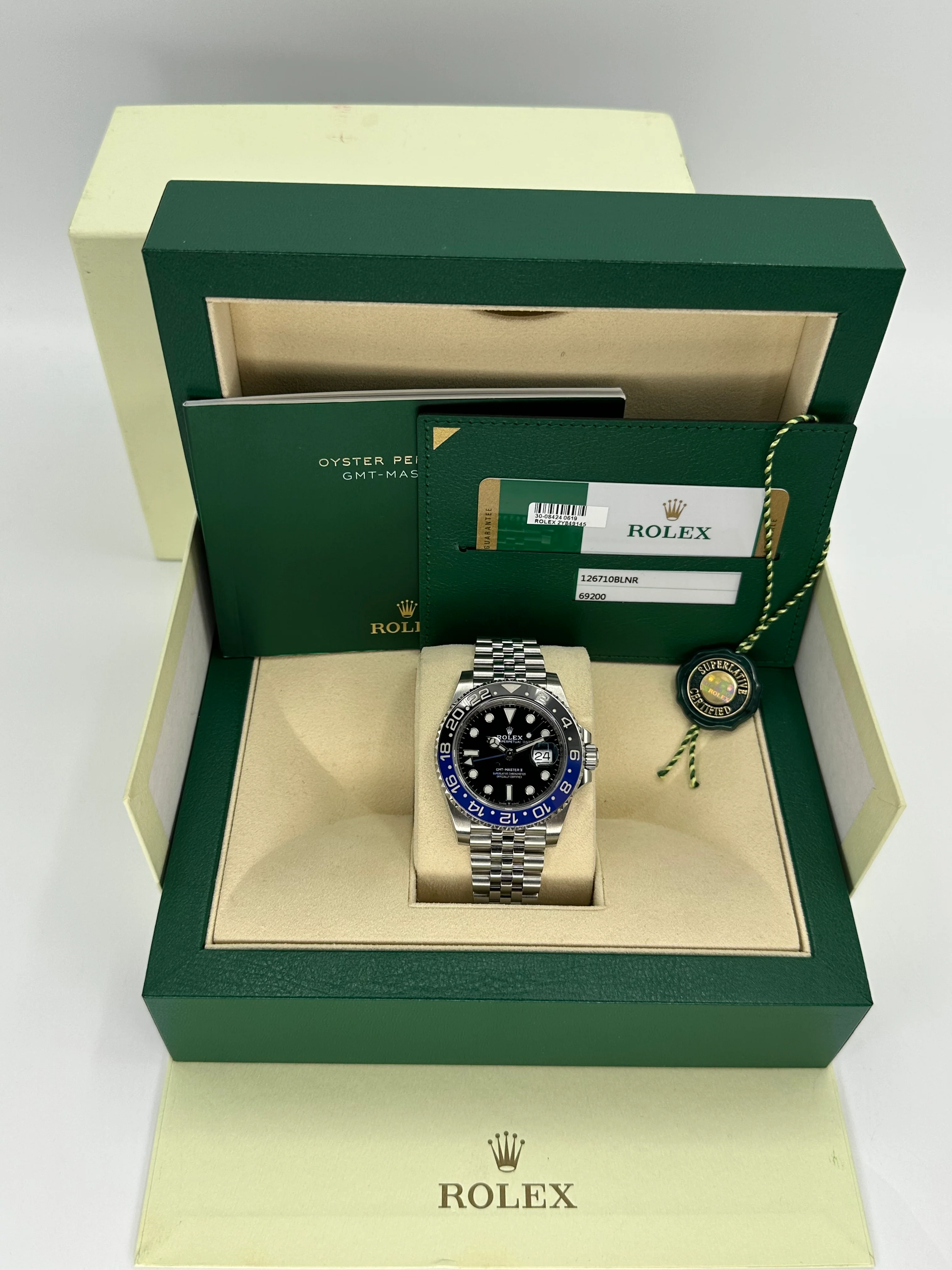 2019 Rolex GMT-Master II “Batgirl” 40mm 126710BLNR Jubilee Black Dial - Image 12