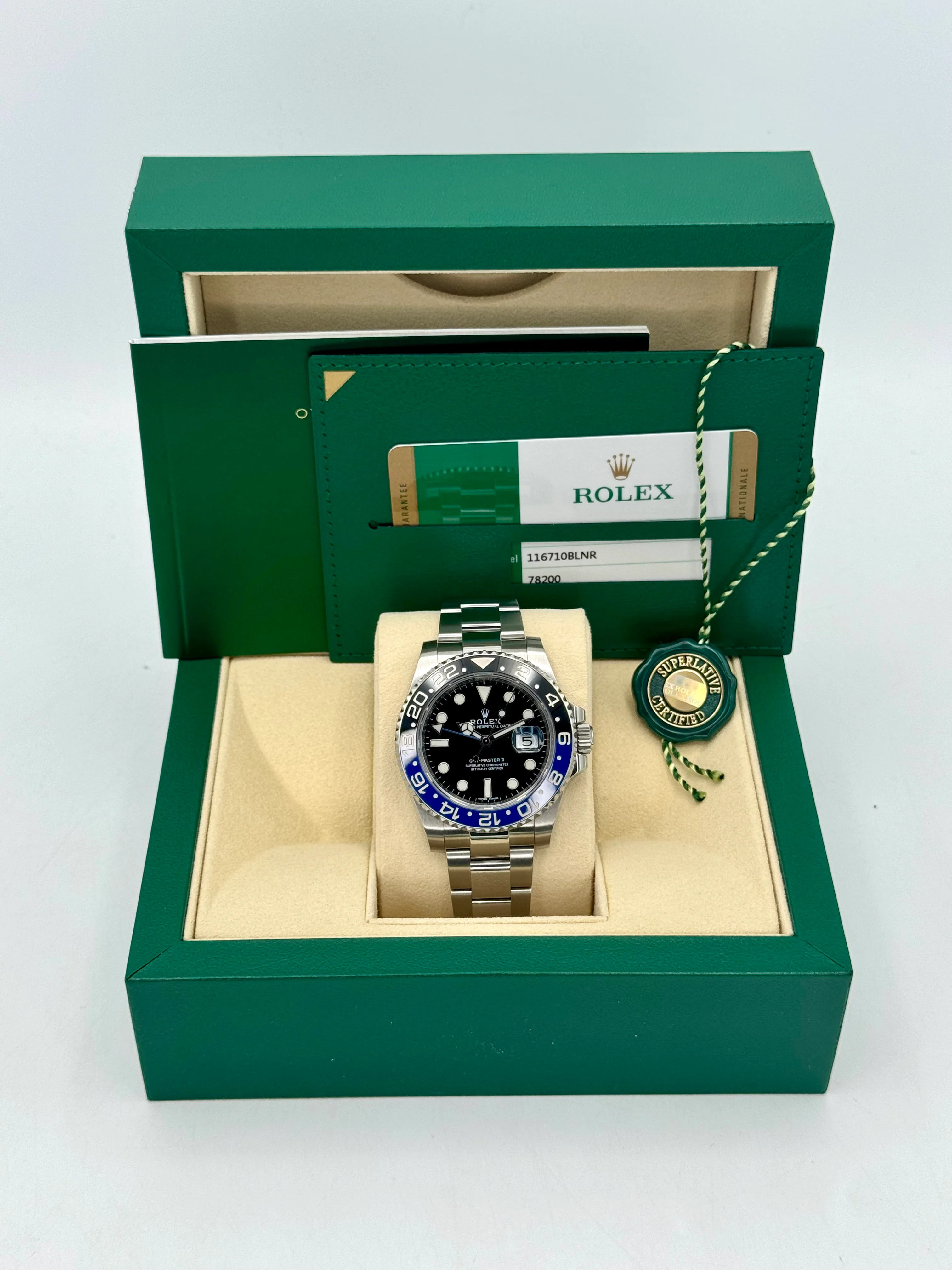 2019 Rolex GMT-Master II "Batman" 40mm 116710BLNR Oyster - Image 11
