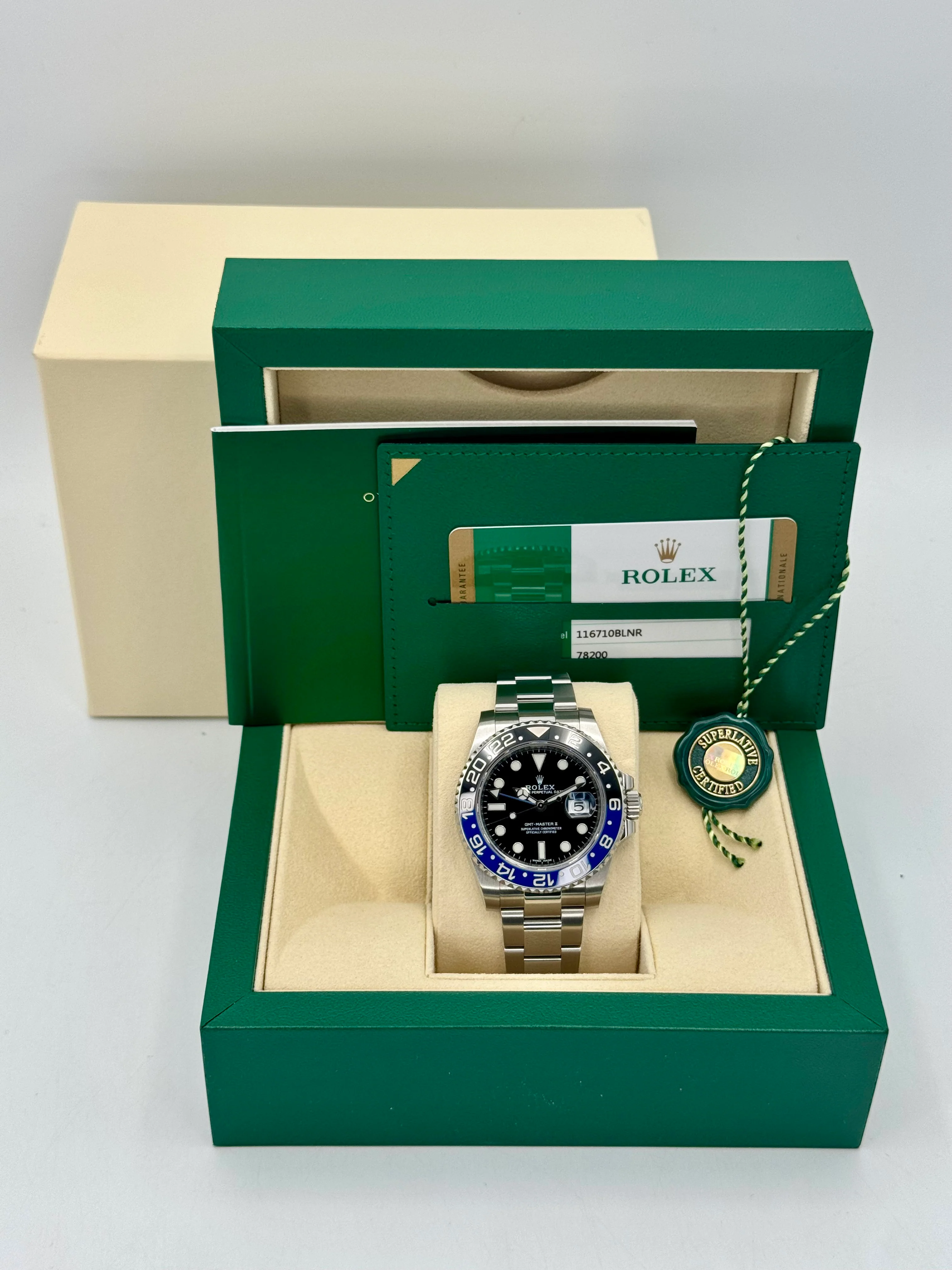2019 Rolex GMT-Master II "Batman" 40mm 116710BLNR Oyster - Image 12